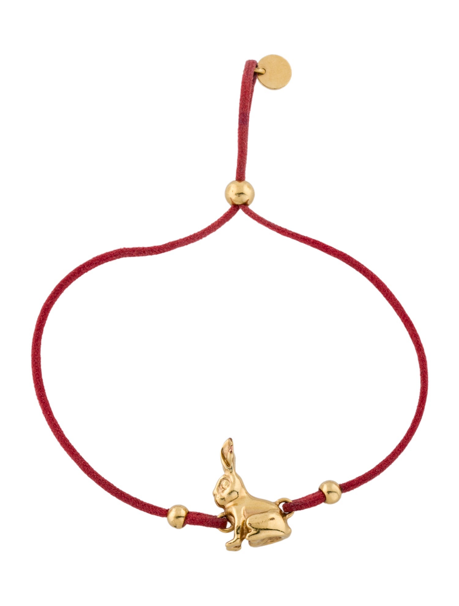 Christian Dior Threaded DiorElita Rabbit Charm Bracelet