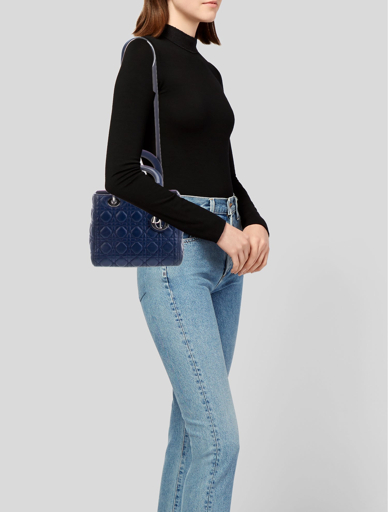 Christian Dior Cannage Lady Dior Medium