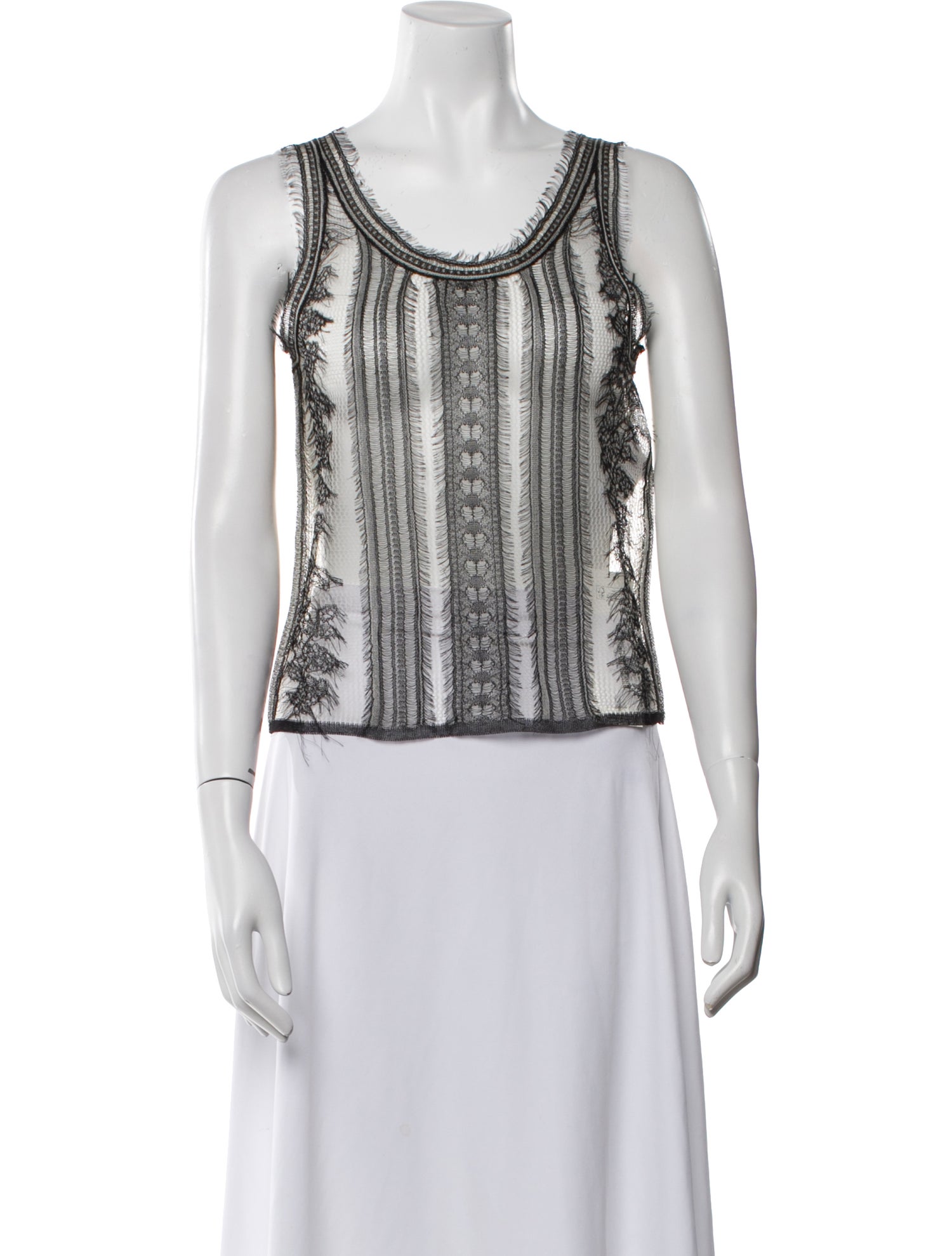 Christian Dior Silk Printed Crop Top