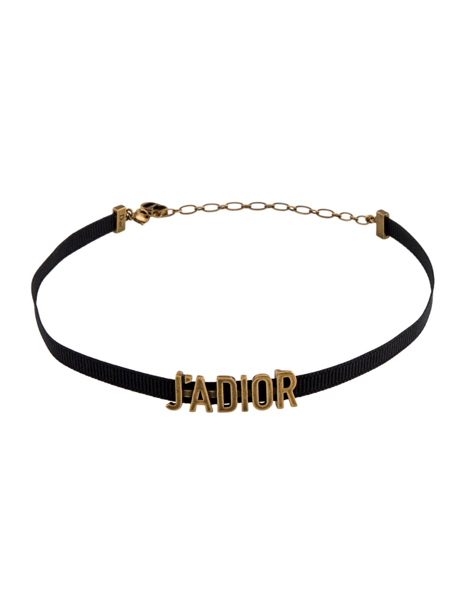 Christian Dior Ribbon J'Adior Choker Necklace