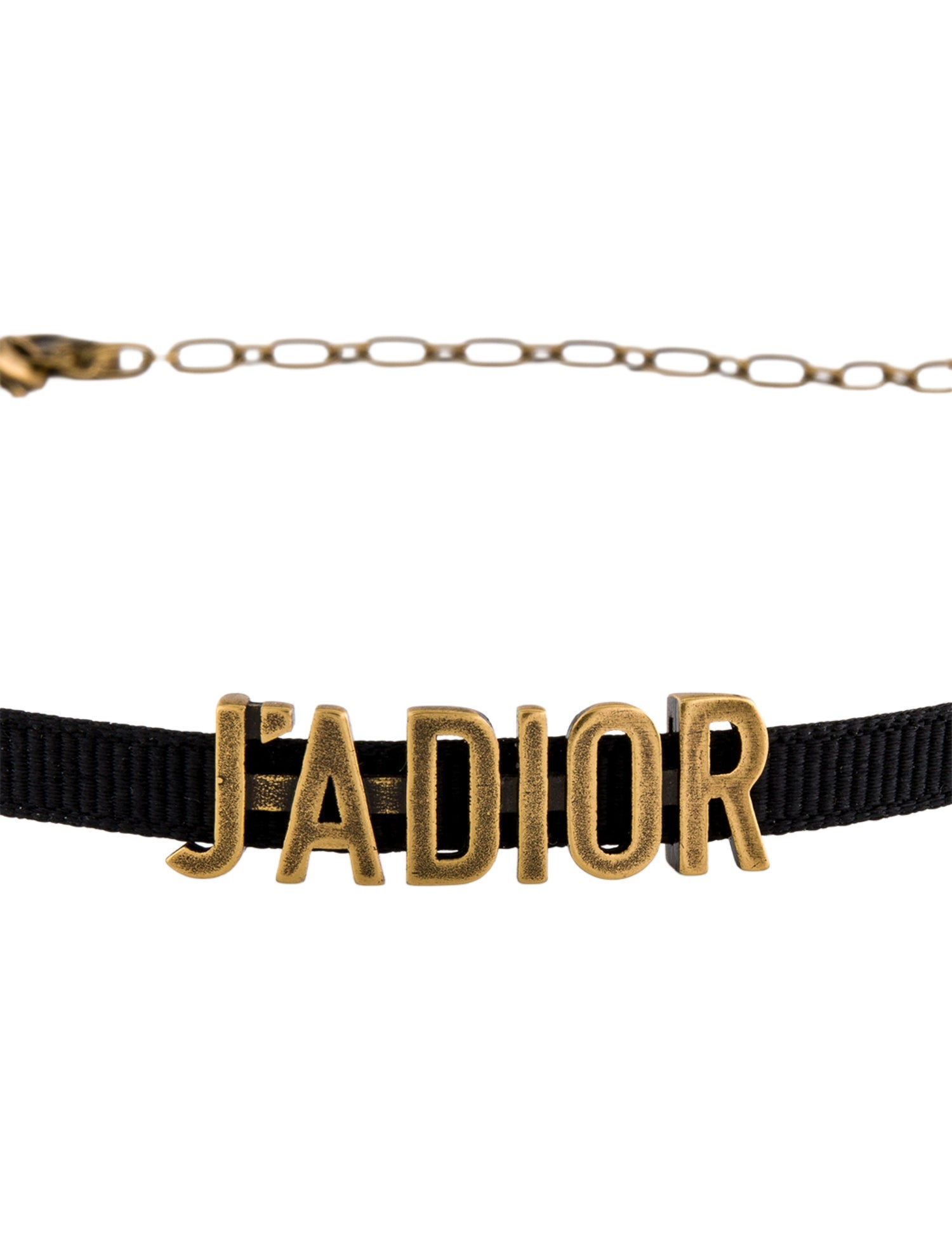 Christian Dior Ribbon J'Adior Choker Necklace