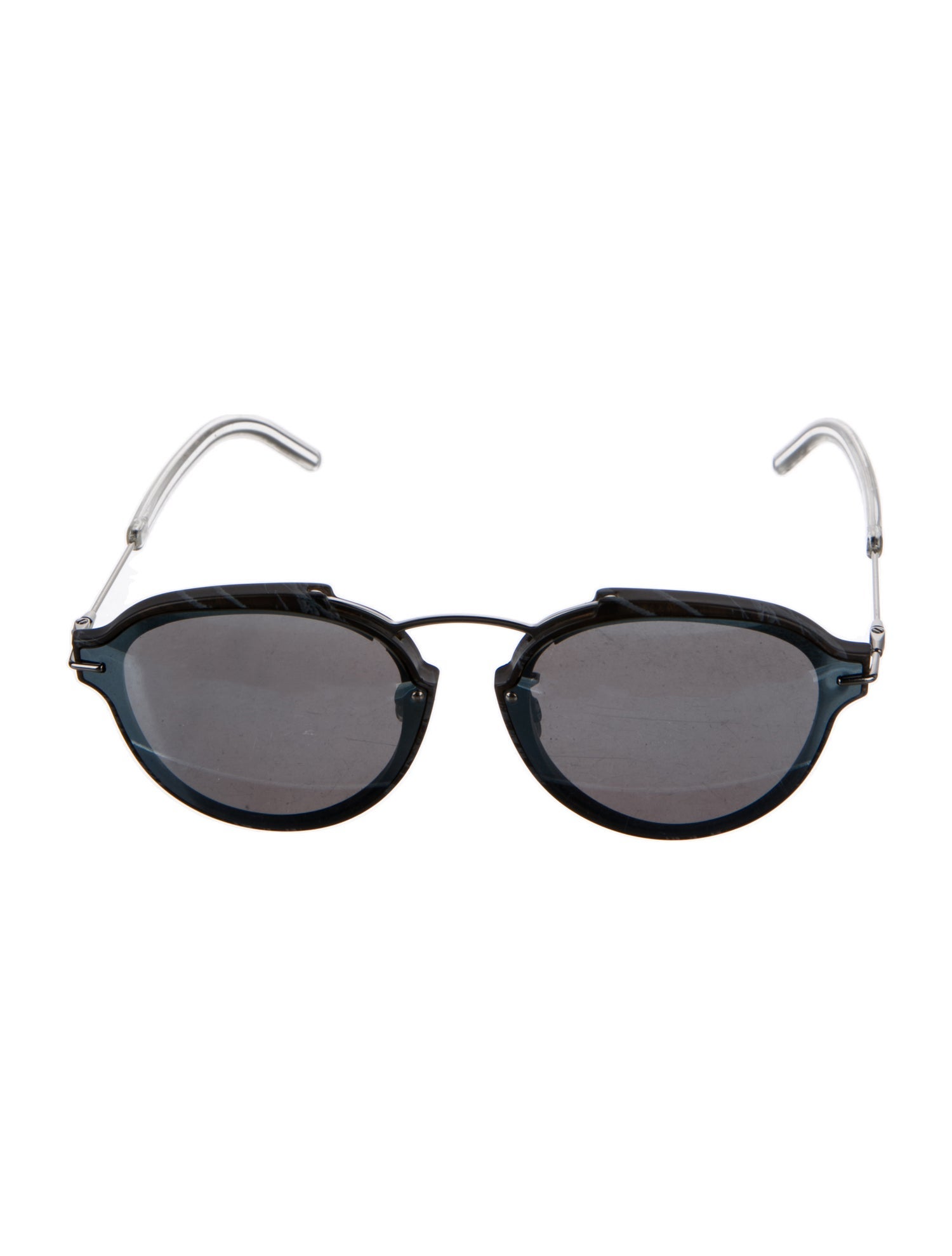 Christian Dior Round Mirrored Sunglasses
