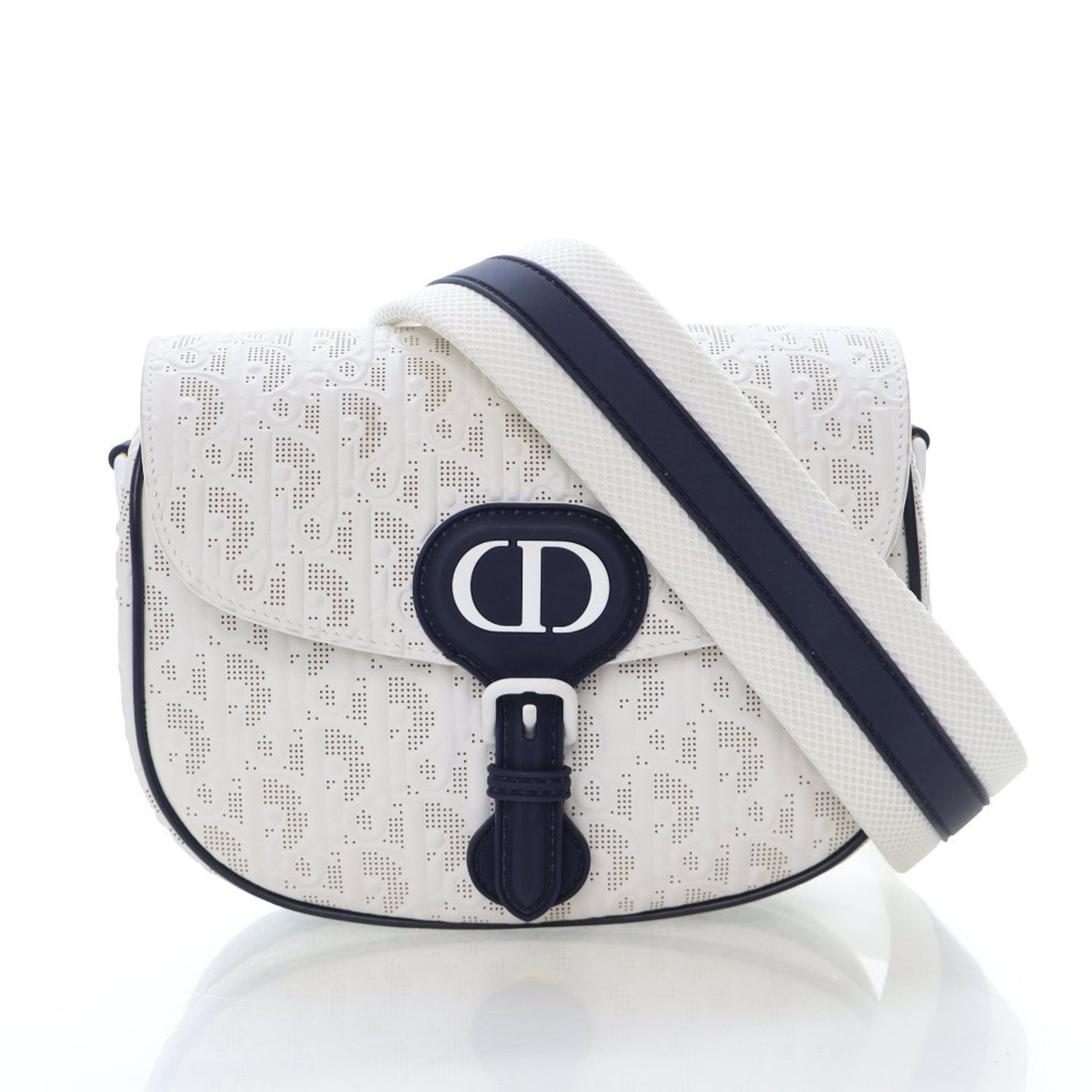 Christian Dior Medium Perforated Oblique Bobby