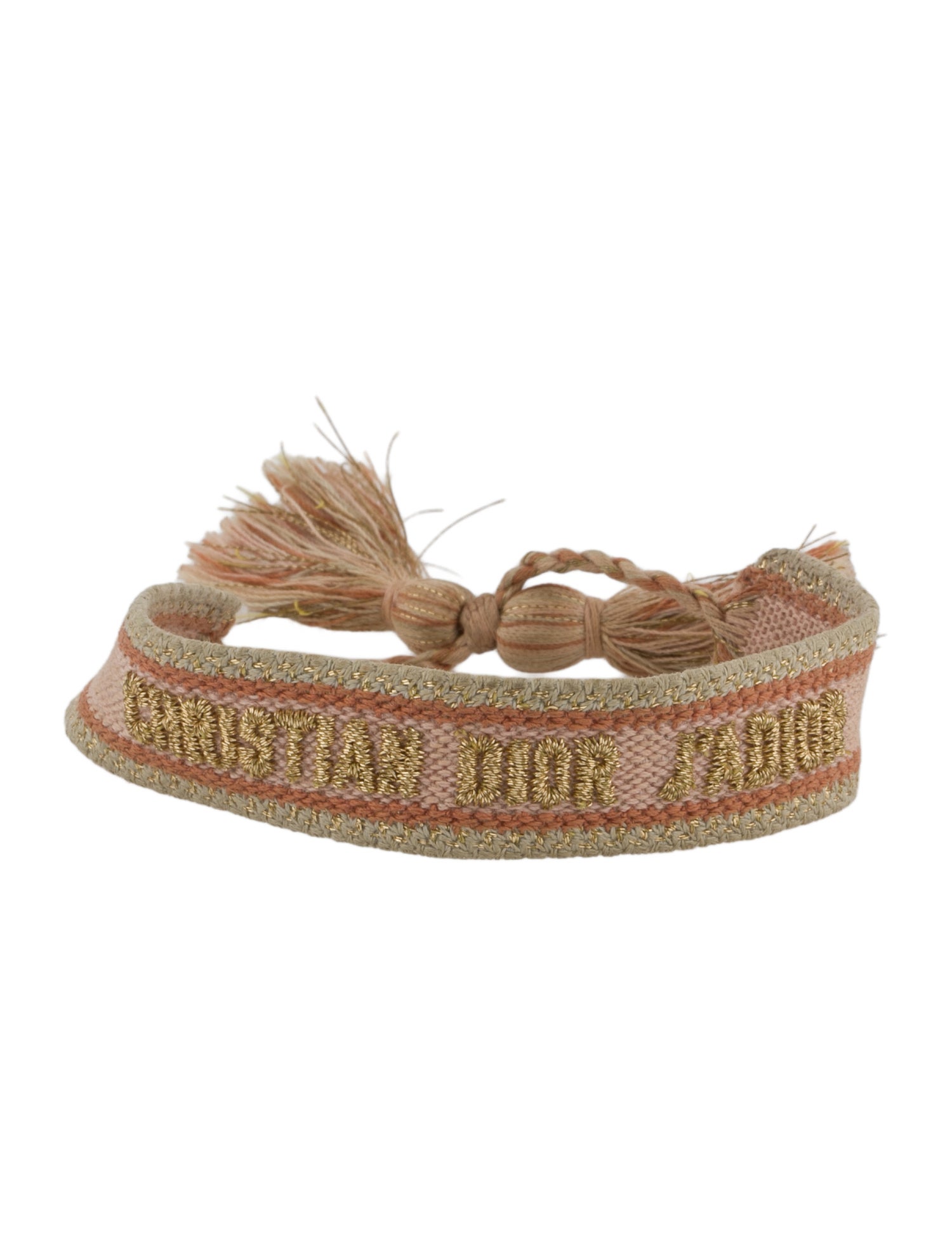 Christian Dior Woven Friendship Bracelet