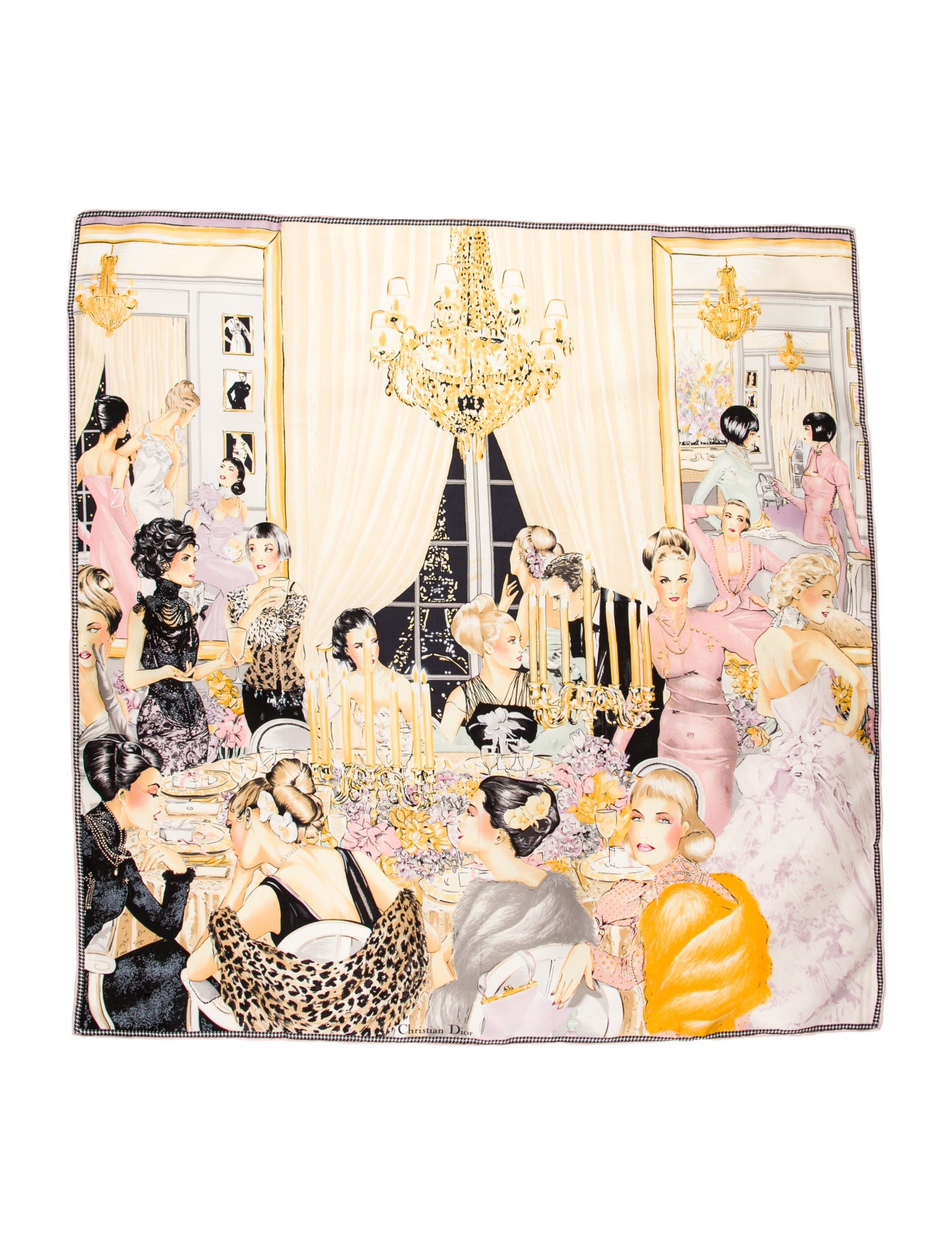 Christian Dior Silk Printed Scarf