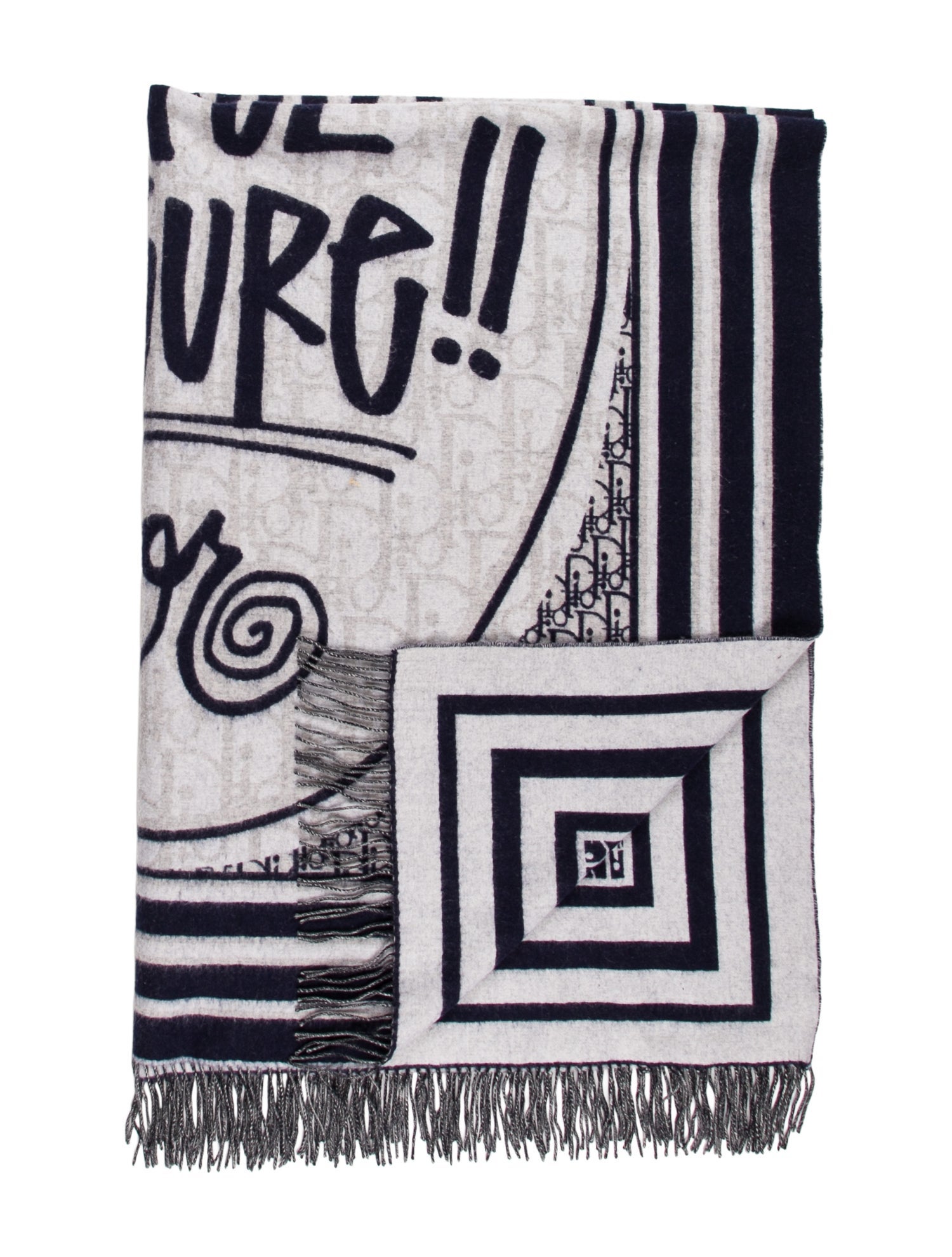 Christian Dior 'High Heels' Oblique Throw Blanket