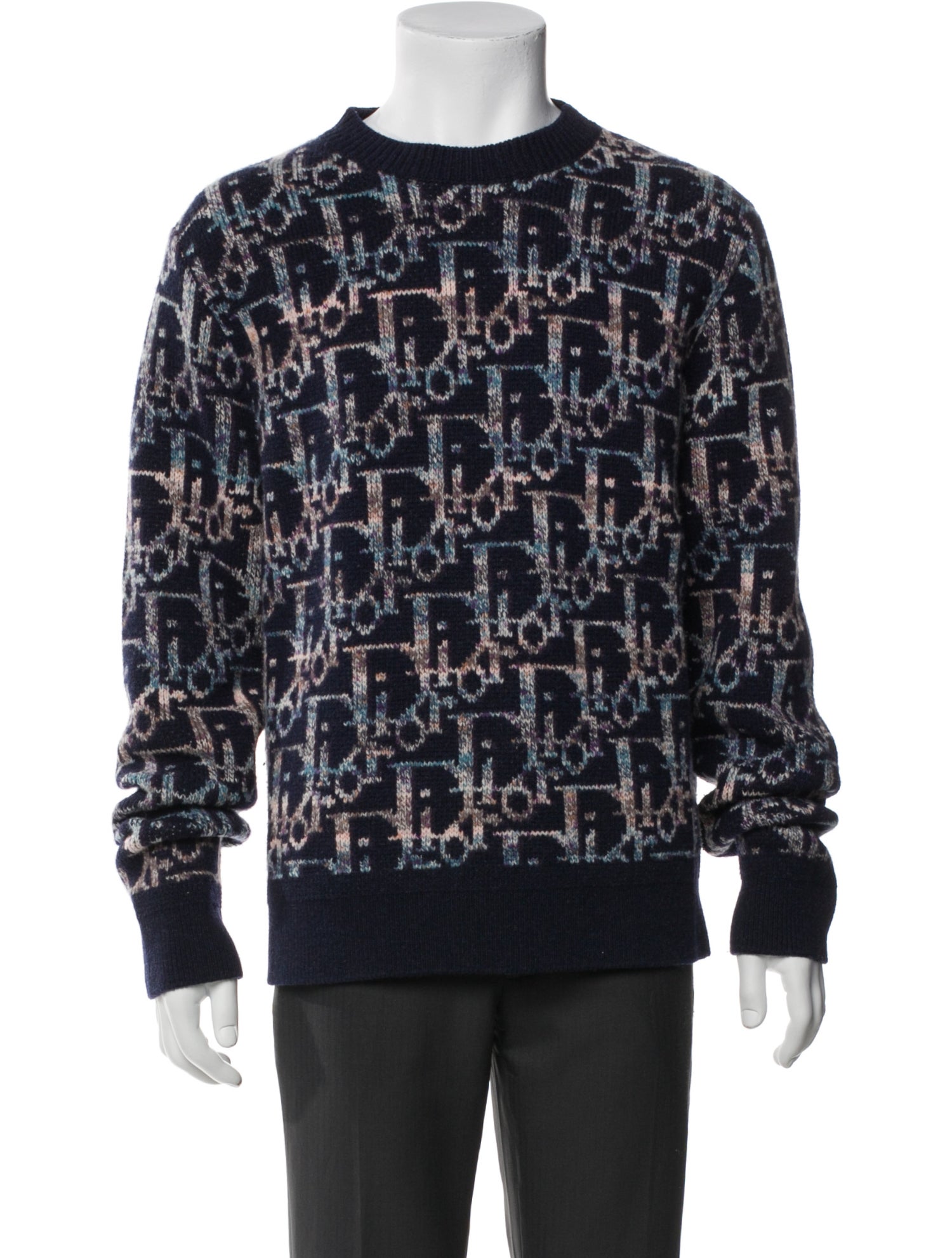 DIOR MEN 2021 Oblique Jacquard Pullover