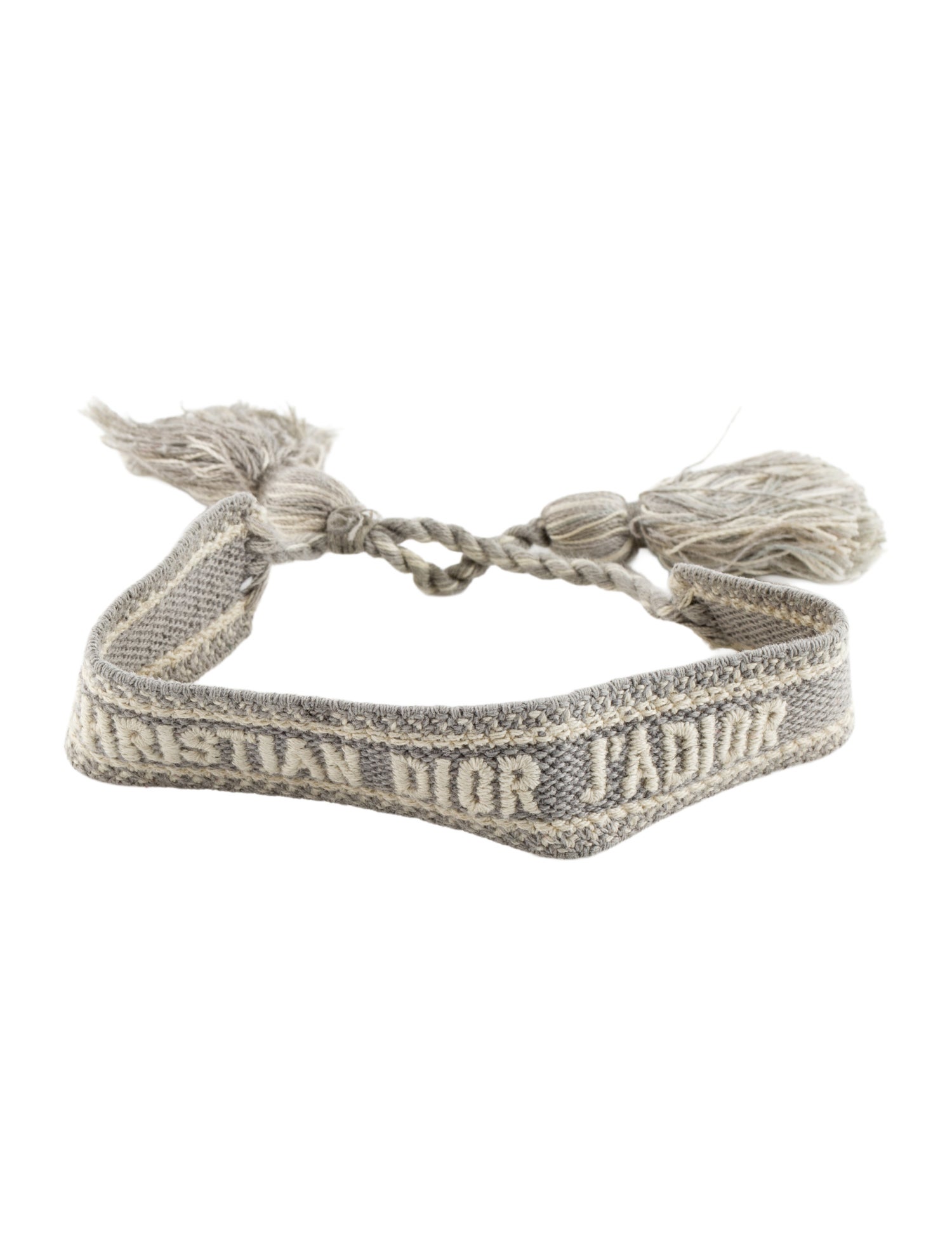 Christian Dior Cotton Thread Woven J'Adior Friendship Bangle Bracelet