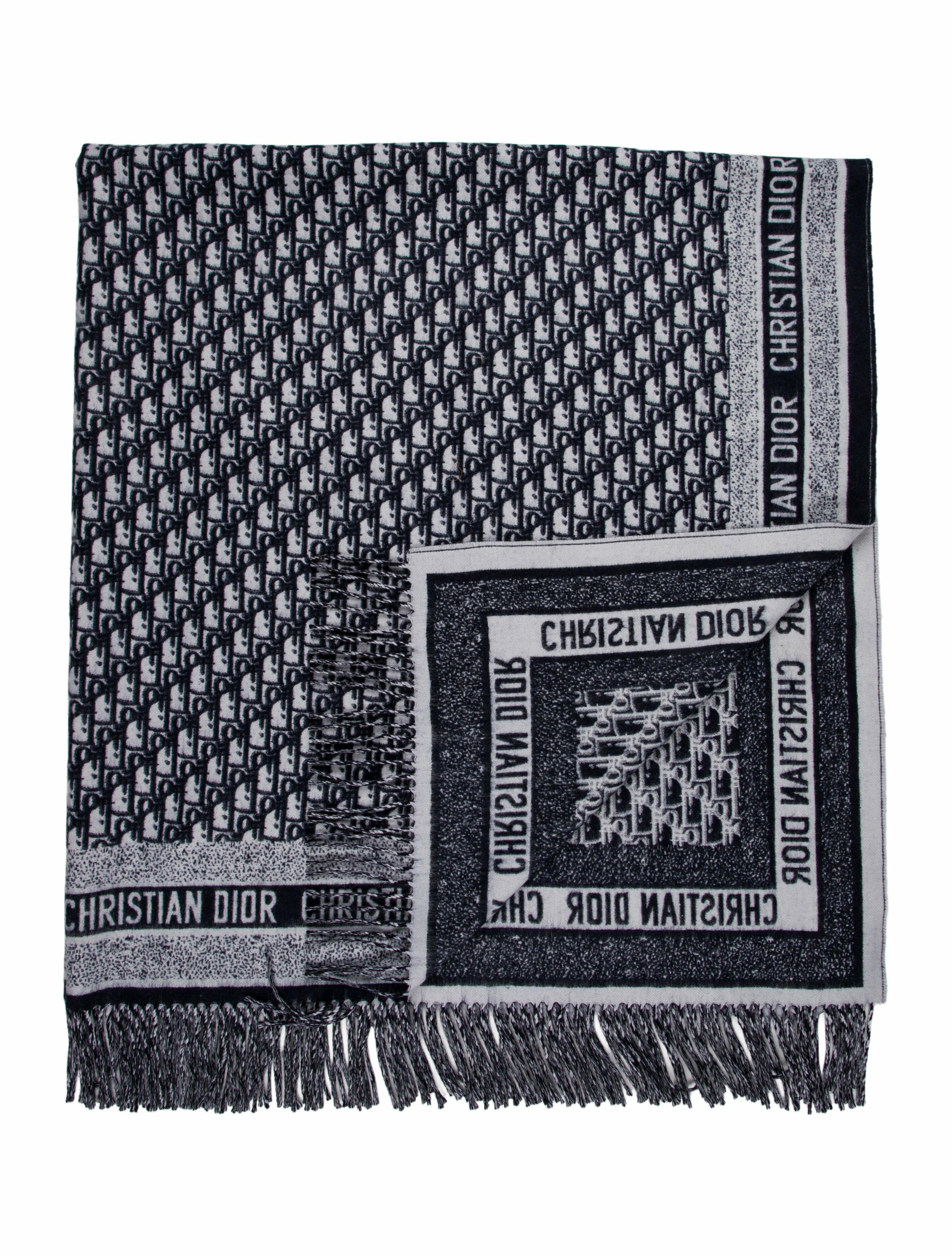Christian Dior Oblique Throw Blanket