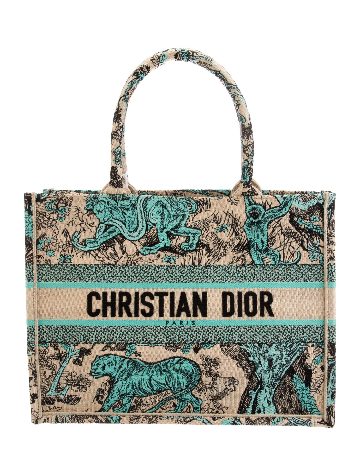 Christian Dior Raffia Book Medium 2024