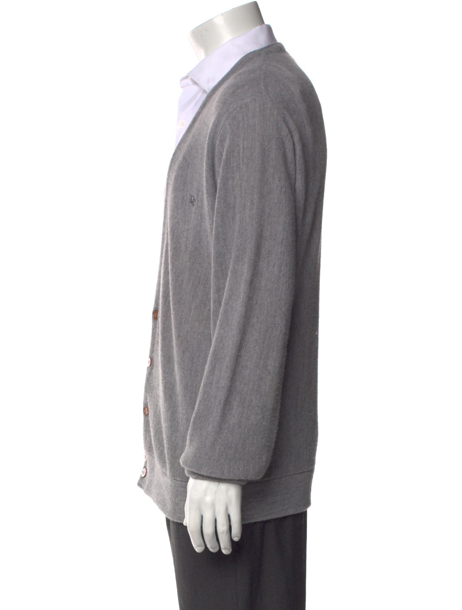 Christian Dior Vintage Oblique Jacquard Cardigan