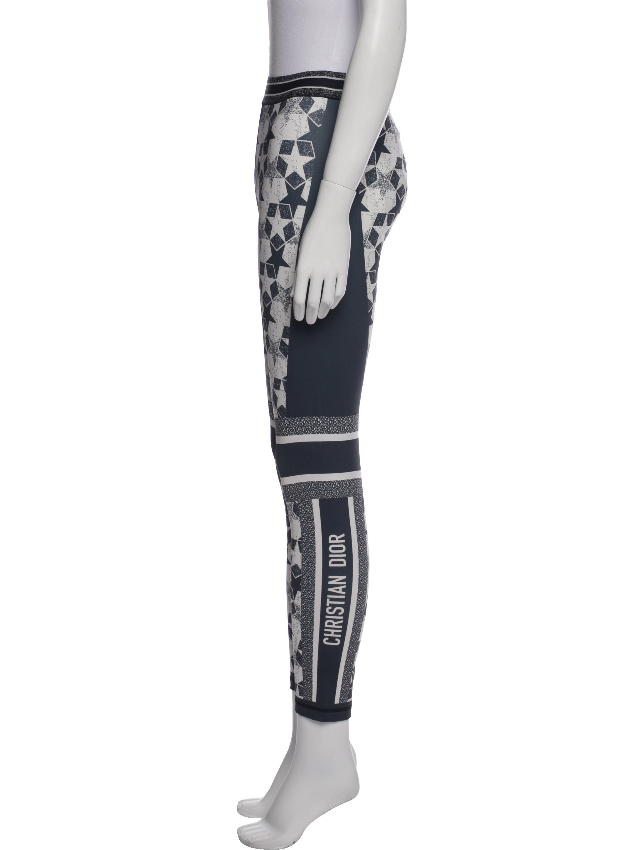Christian Dior Printed Skinny Leg Pants