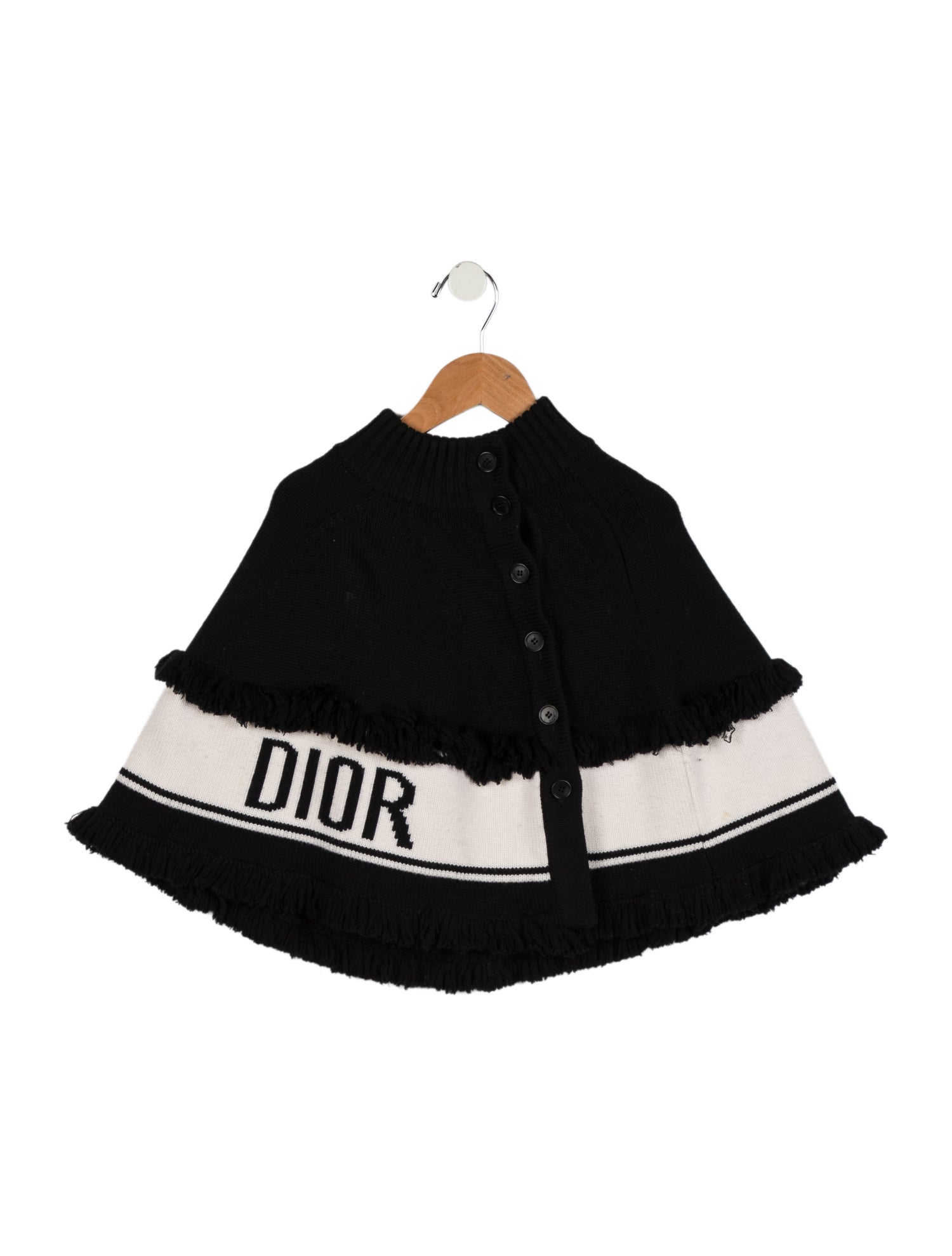 Christian Dior Girls' Wool Poncho