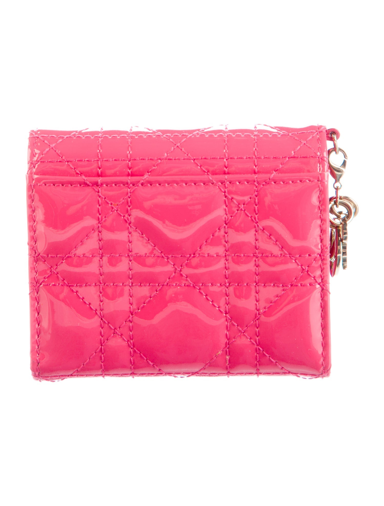 Christian Dior 2022 Cannage Pattern Card Holder