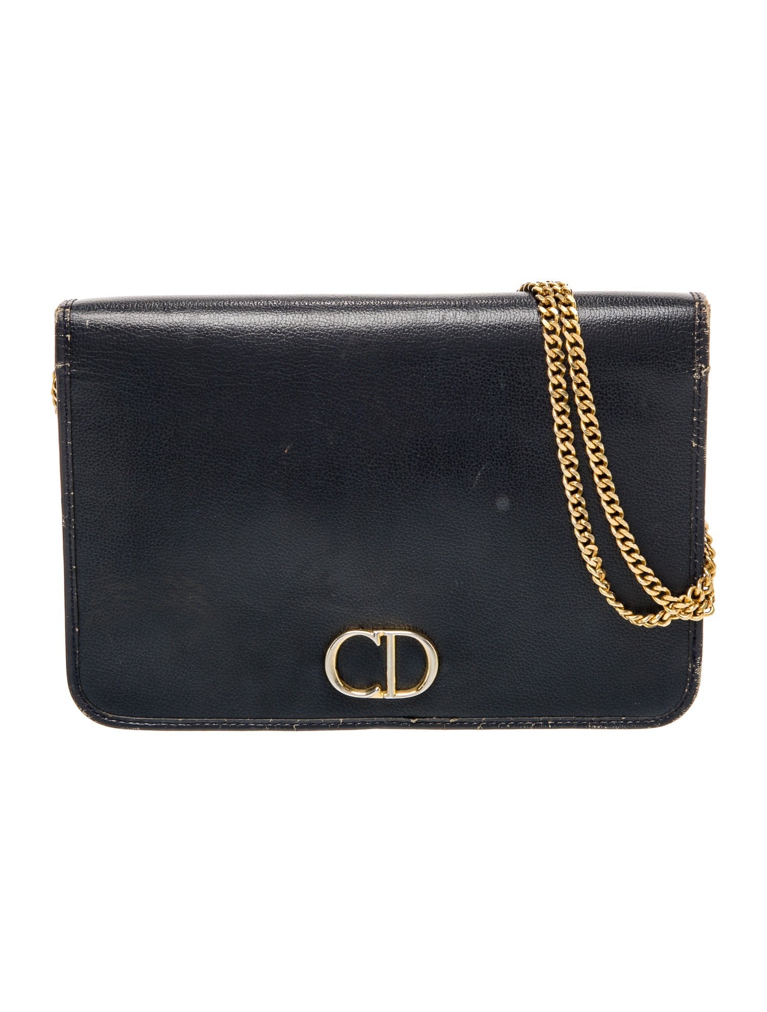 Christian Dior Leather Top Handle Bag