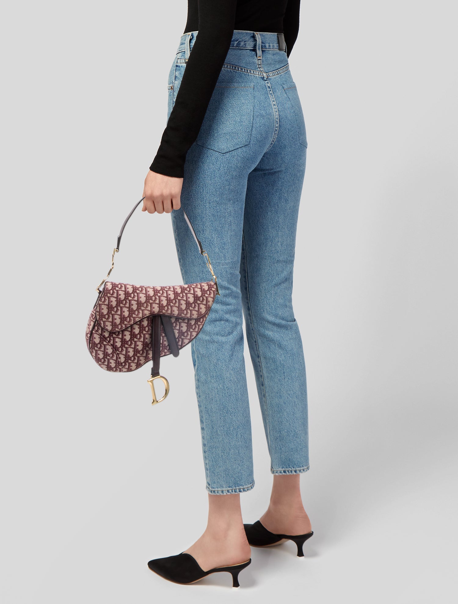 Christian Dior Oblique Jacquard Shoulder Bag