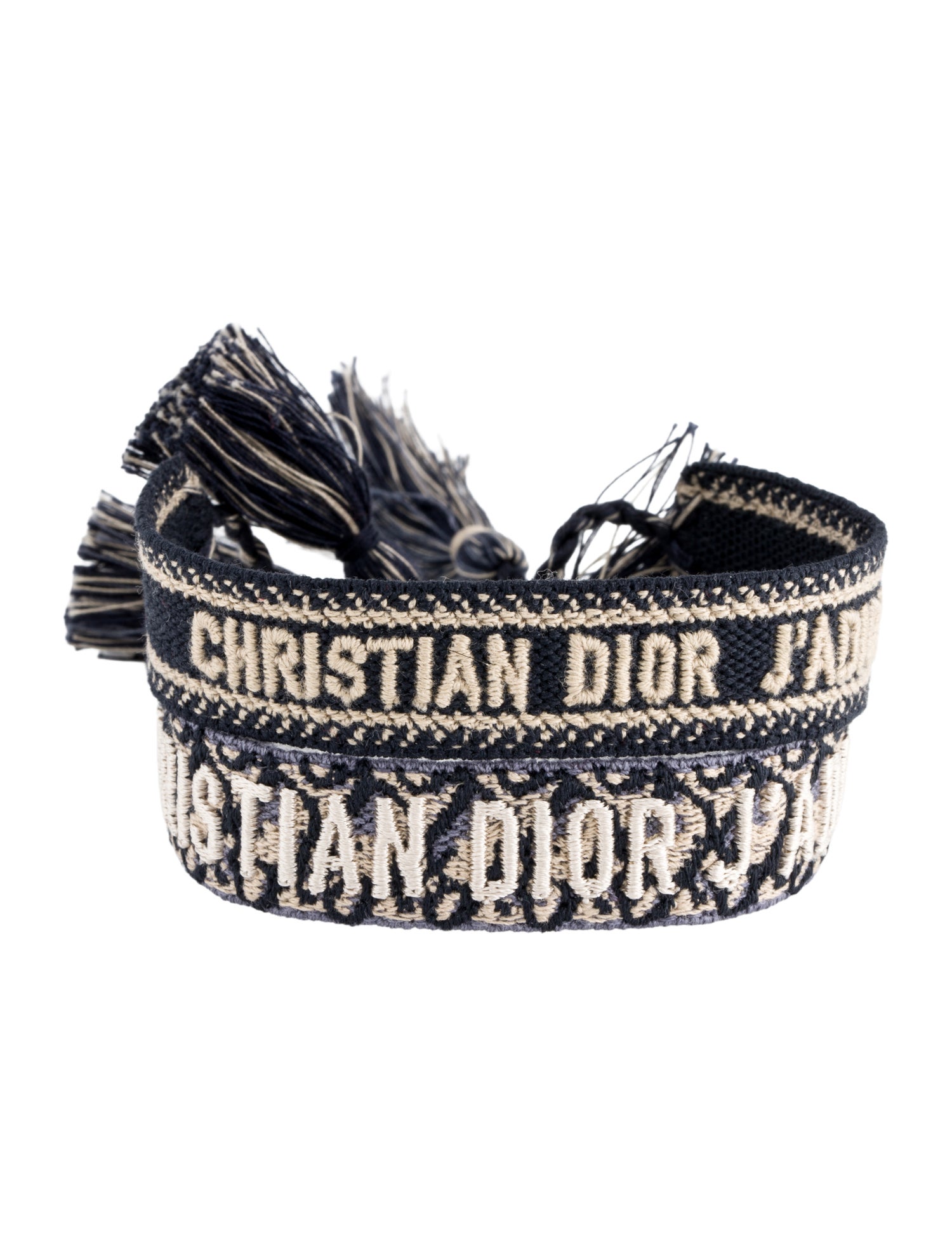 Christian Dior Cotton Friendship Bracelet Set