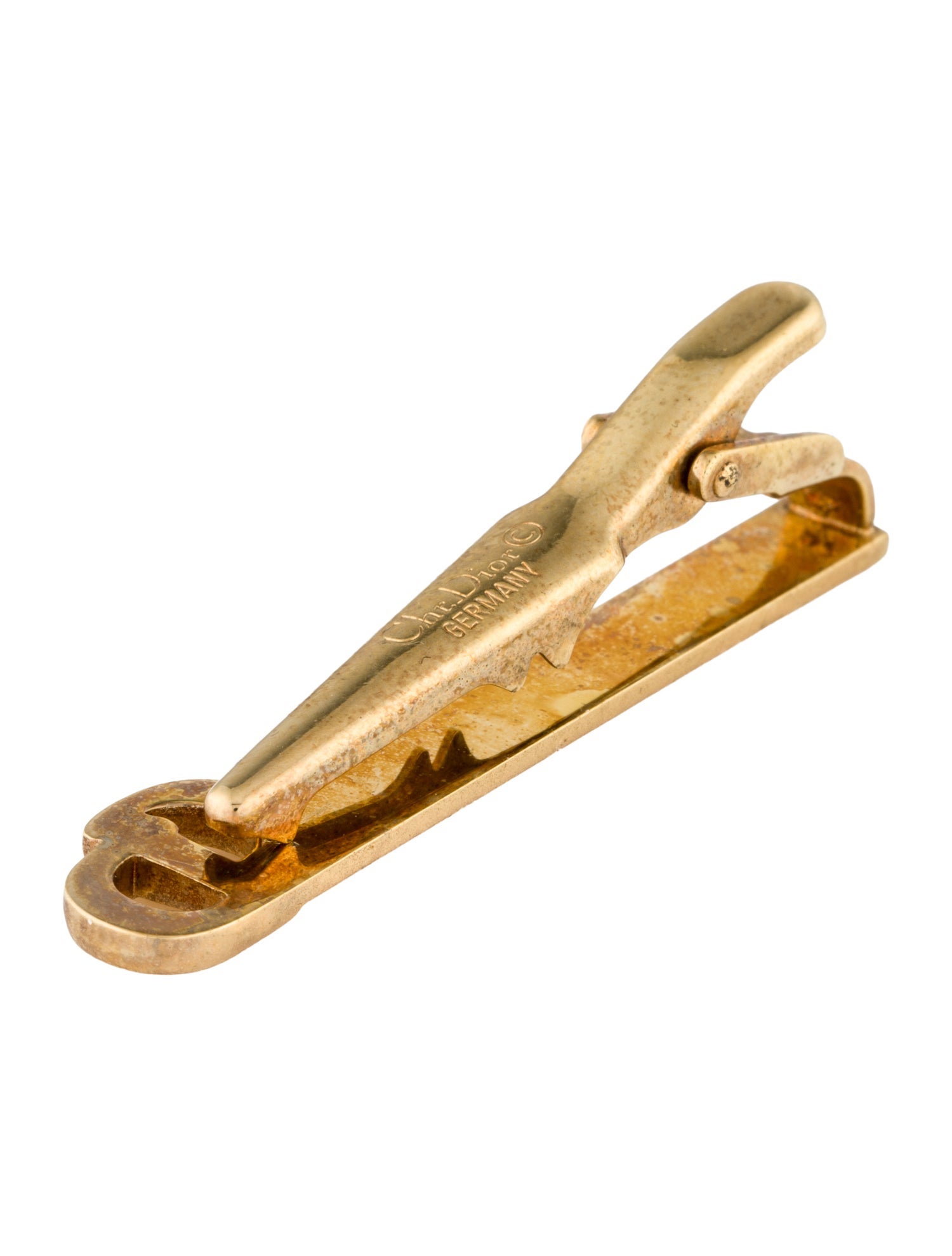 Christian Dior Vintage CD Tie Pin