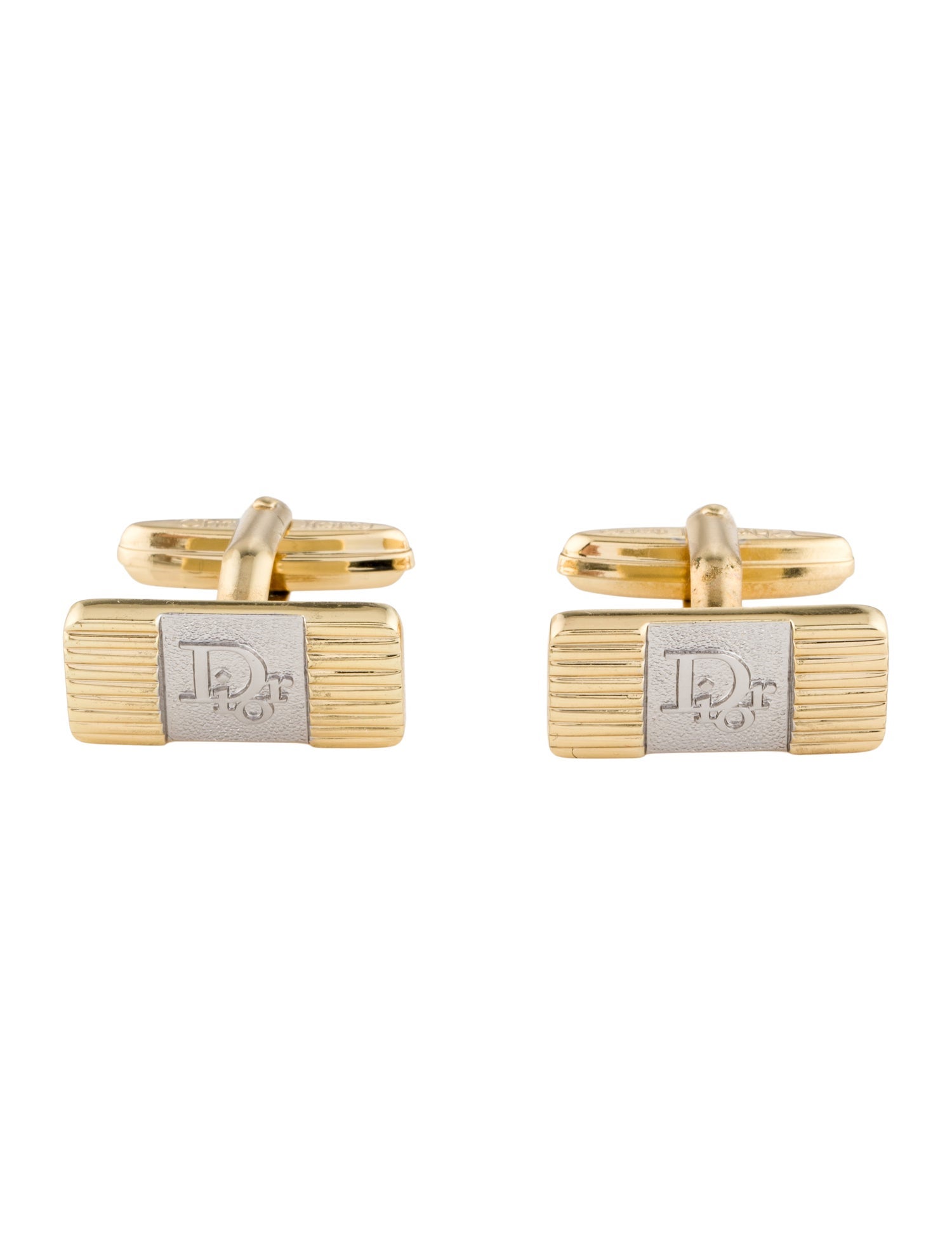 Christian Dior Vintage Logo Cufflinks
