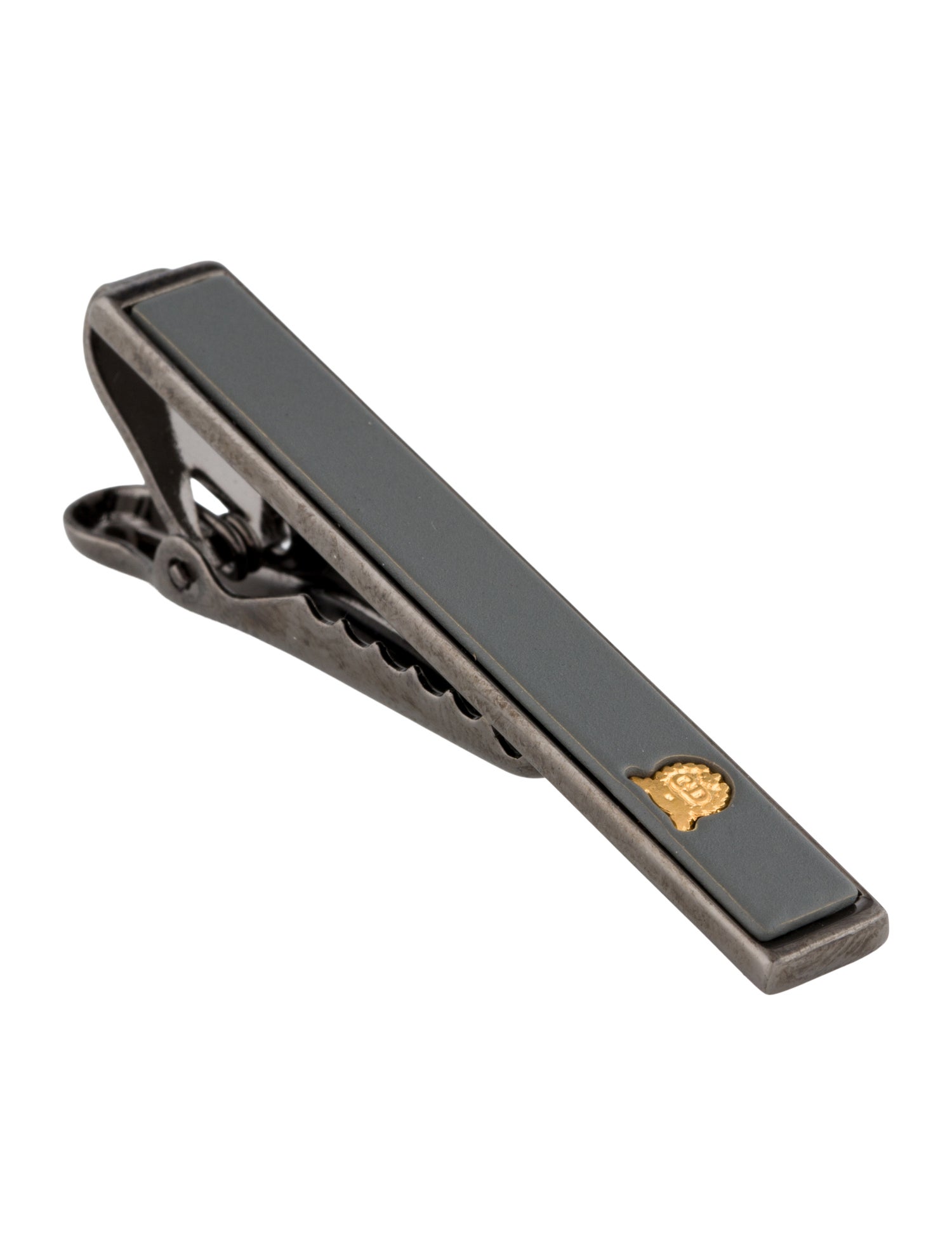Christian Dior Vintage Enamel CD Tie Clip