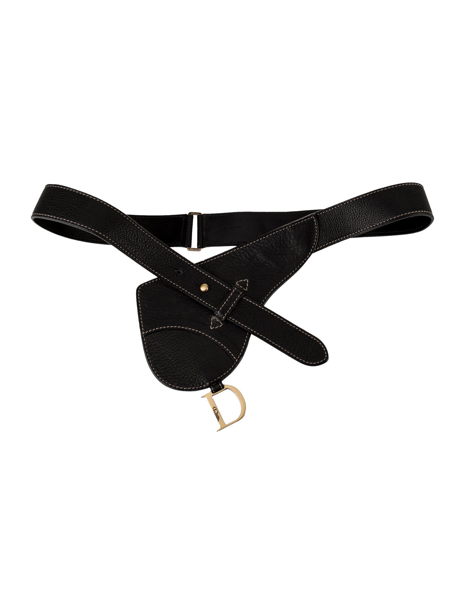 Christian Dior Leather Saddle