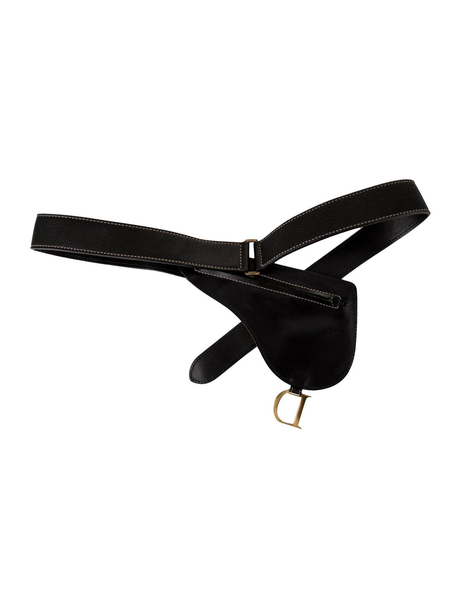 Christian Dior Leather Saddle
