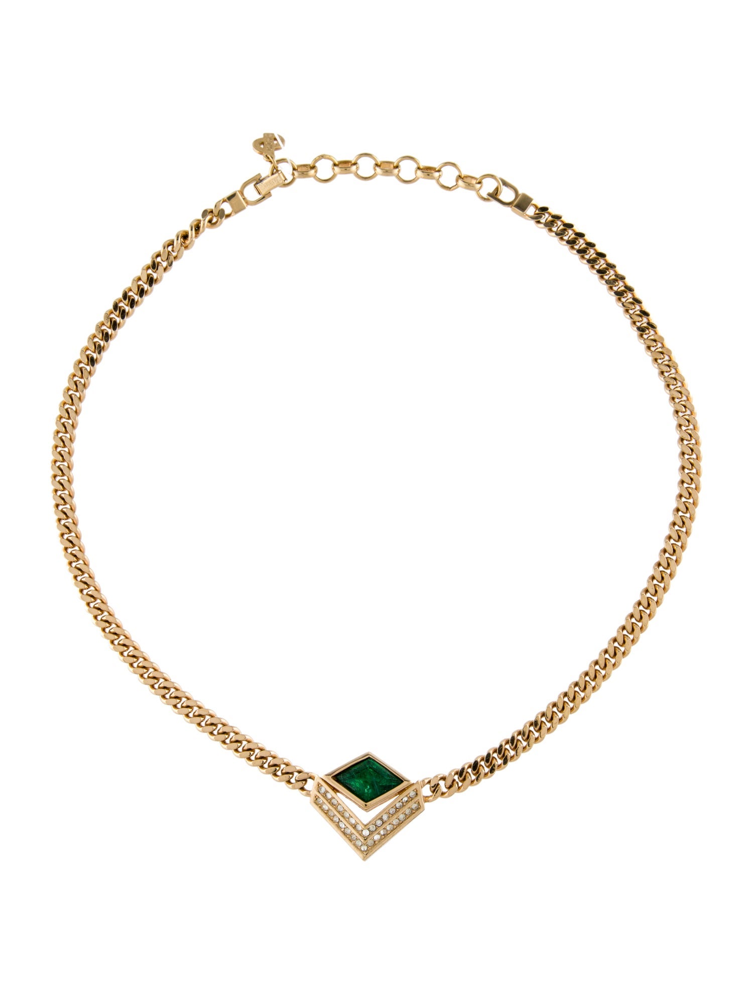 Christian Dior Vintage Crystal Collar Necklace