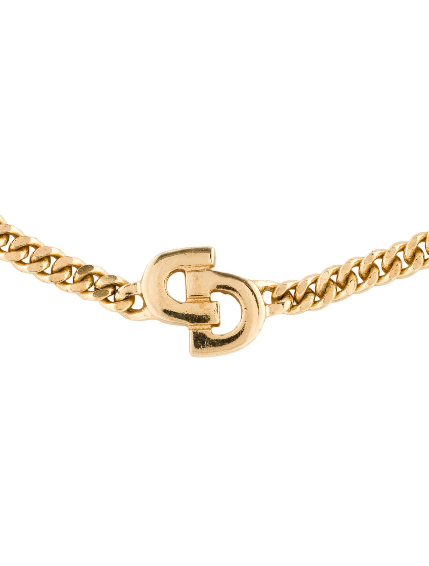 Christian Dior Vintage CD Station Bracelet