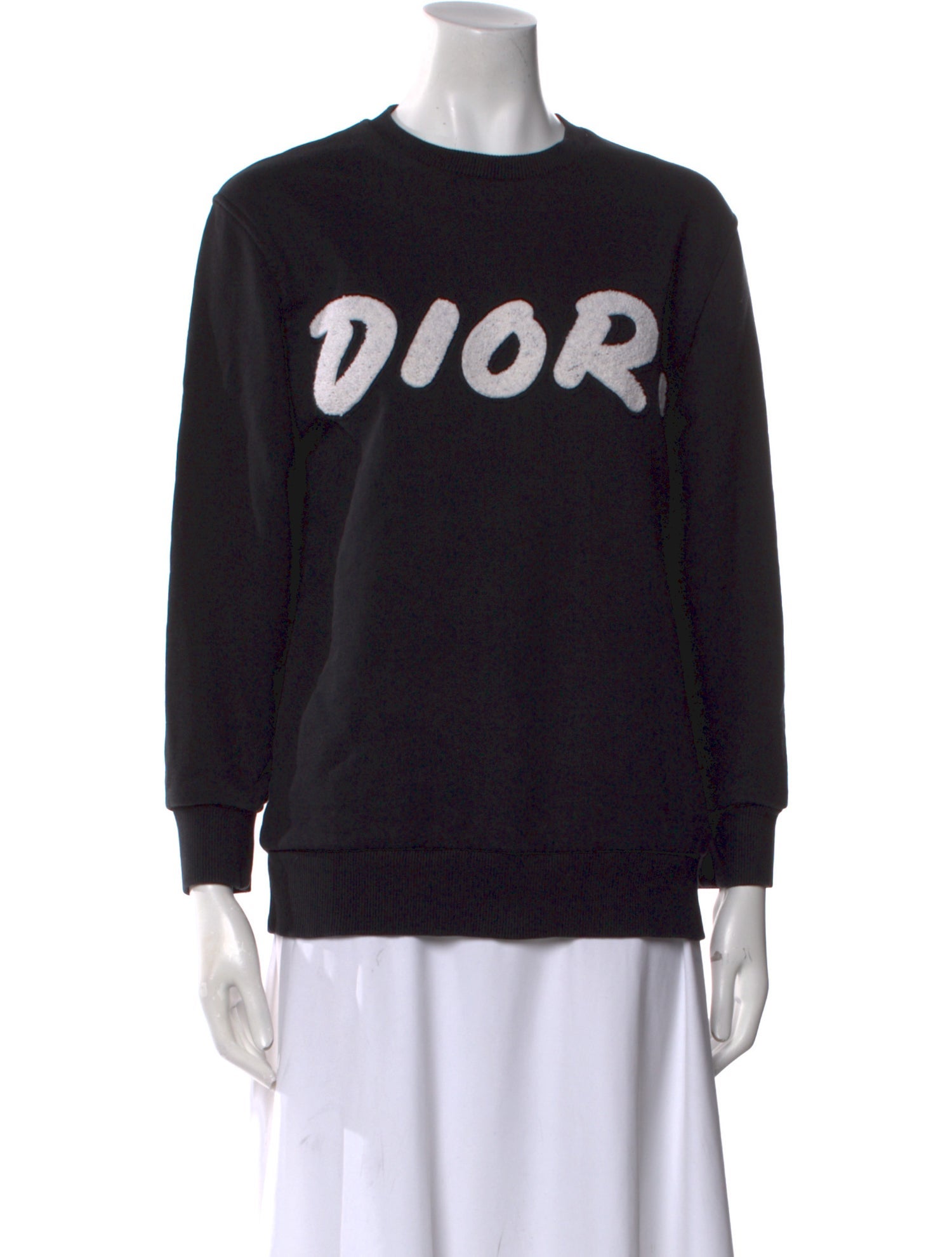 DIOR x KAWS Bee Accent Graphic Print Pullover