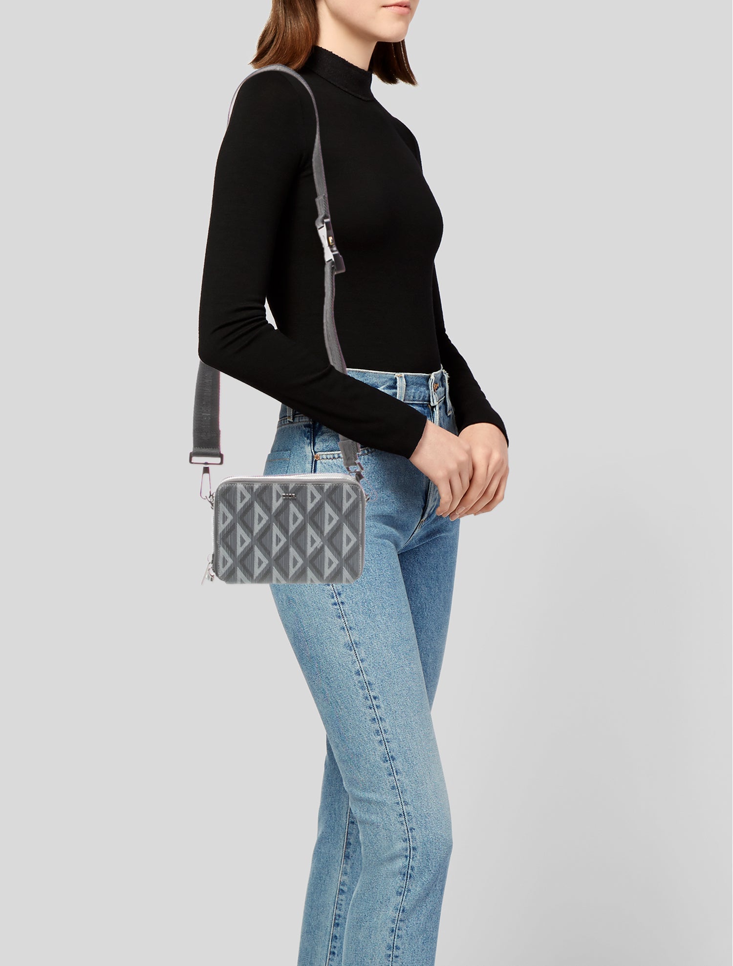 DIOR MEN Canvas Crossbody Bag 2023