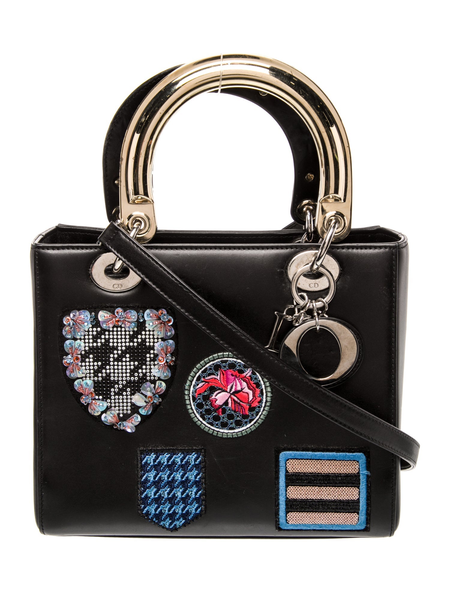 Christian Dior Leather Lady Dior Medium