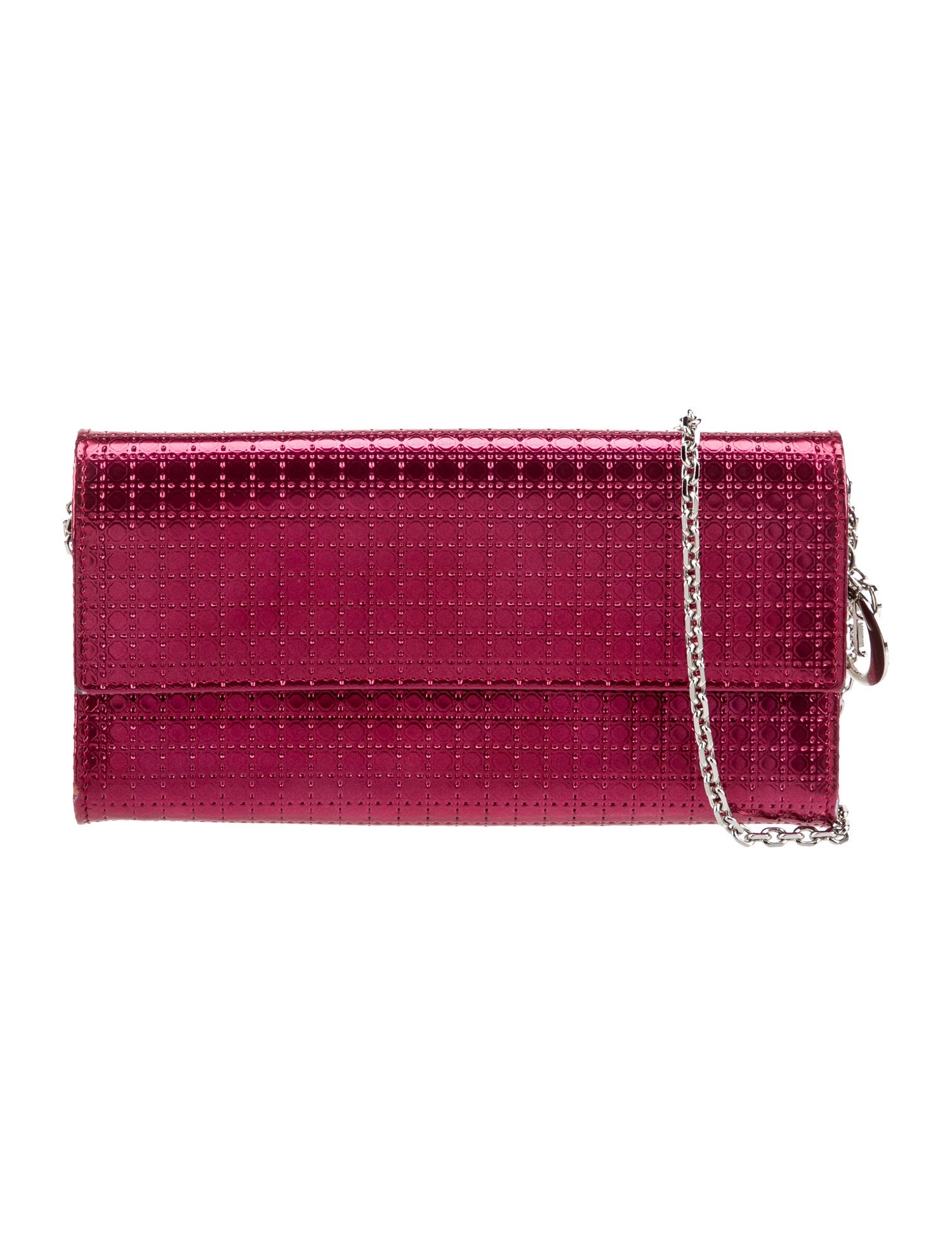 Christian Dior Patent Leather Wallet on Chain