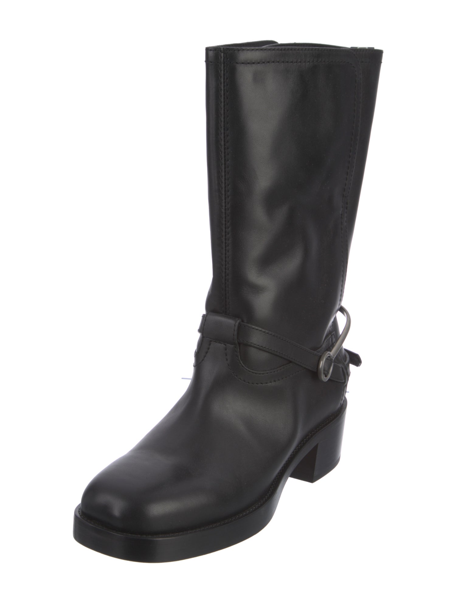 Christian Dior Leather Rain Boots