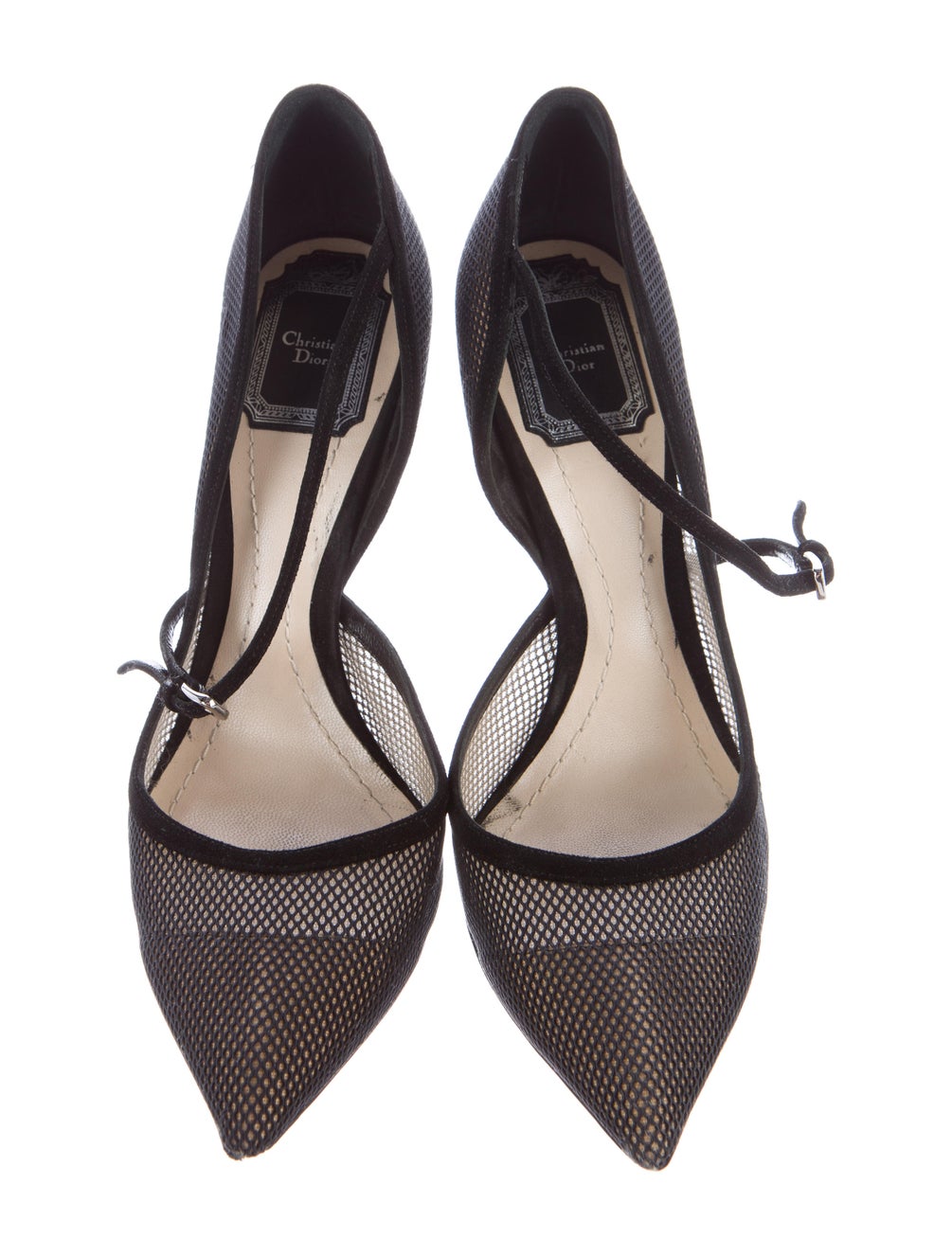 Christian Dior Mesh Mary Jane Pumps Shoes CHR56339 The RealReal