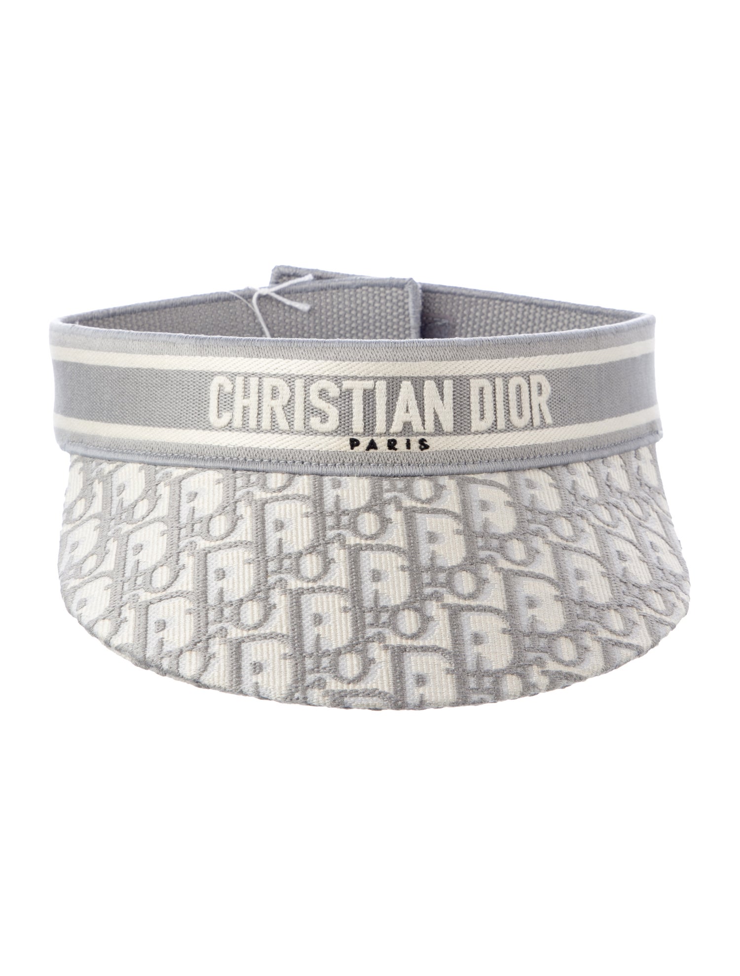 Christian Dior D-Oblique Canvas Visor w/ Tags