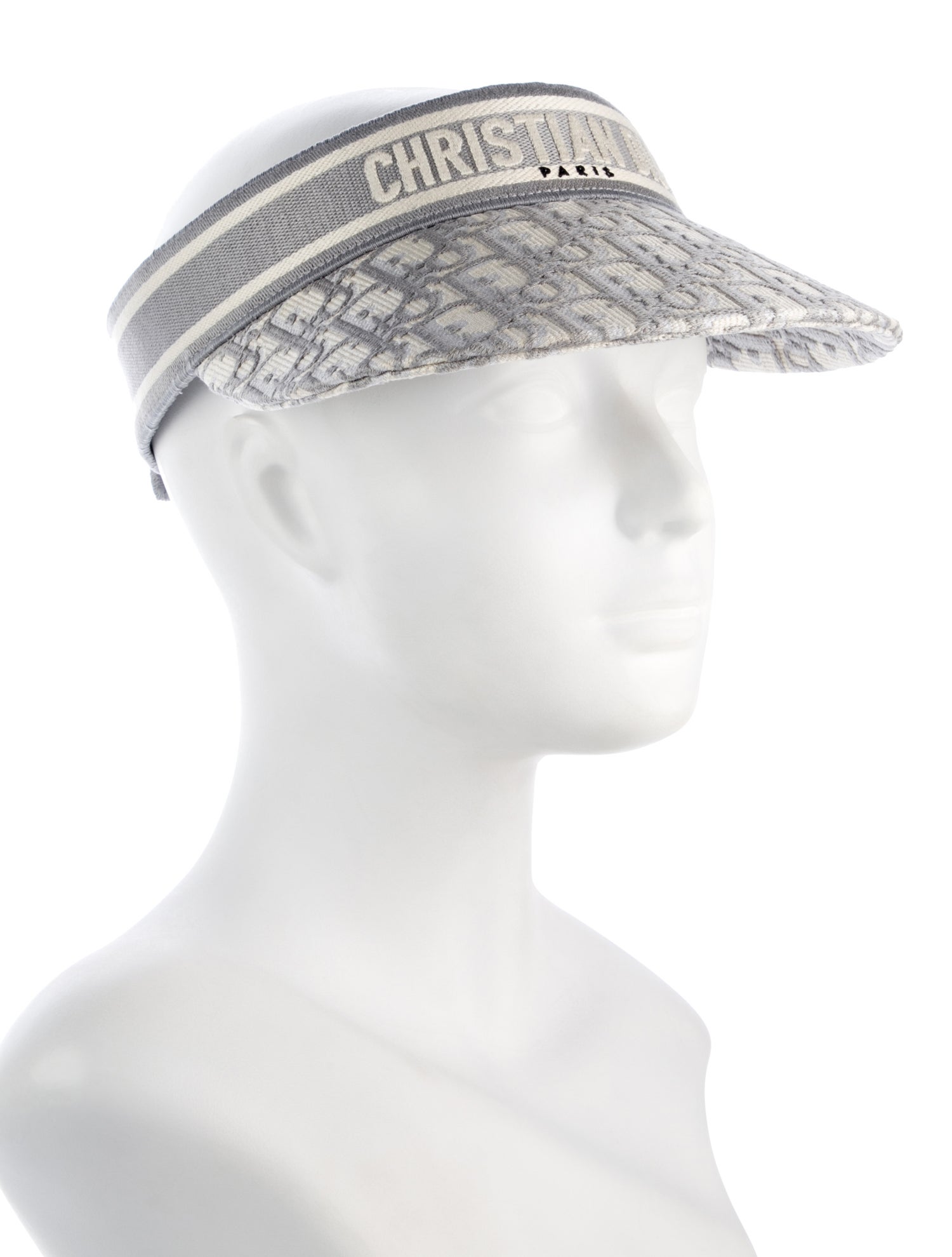Christian Dior D-Oblique Canvas Visor w/ Tags