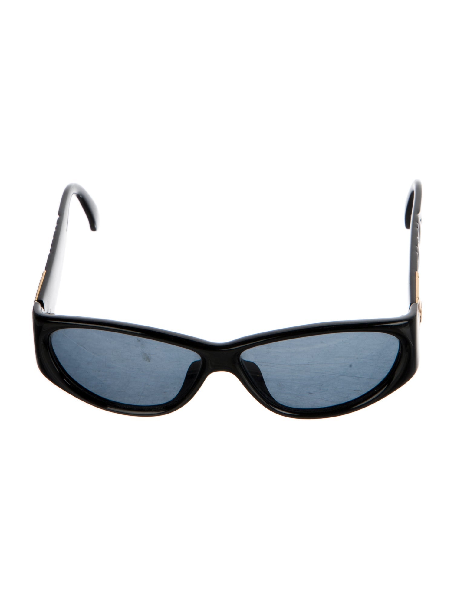 Christian Dior Diorissimo Pattern Shield Sunglasses