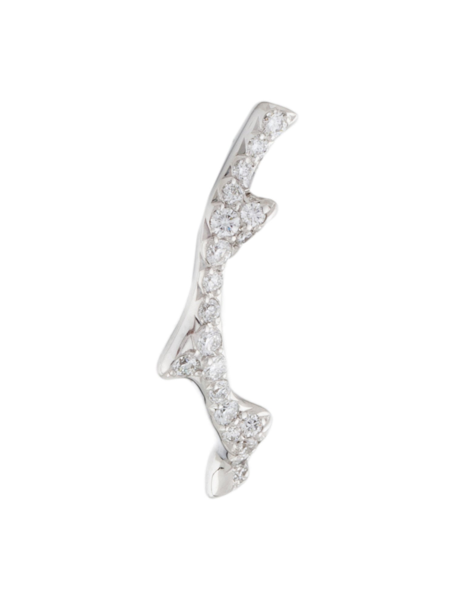 Christian Dior 18K Diamond Bois de Rose Single Stud Earring