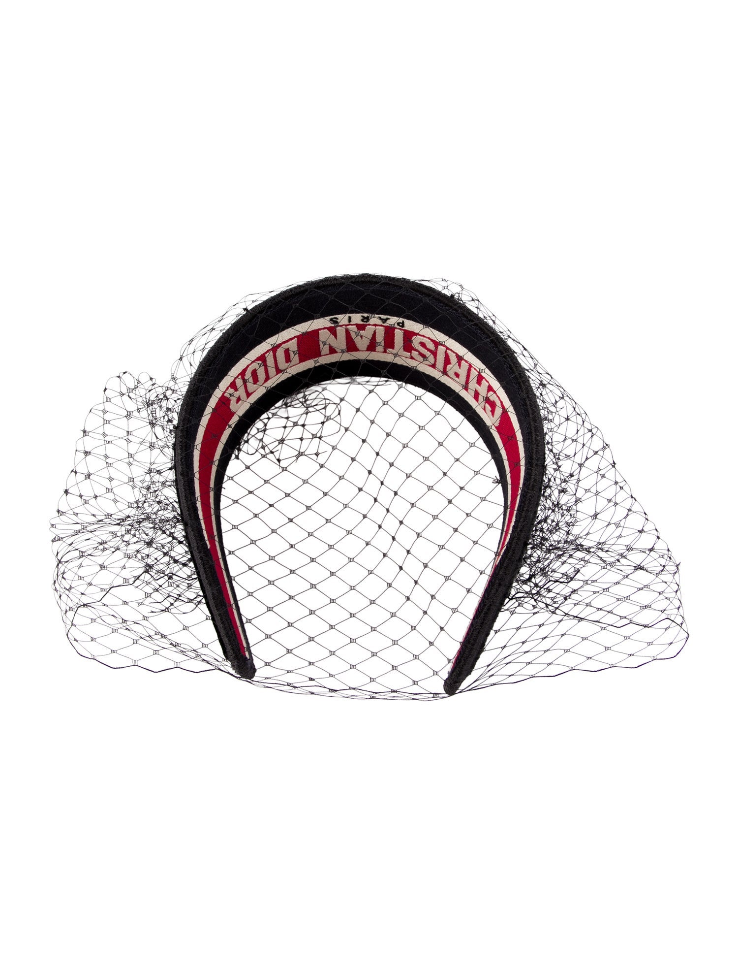 Christian Dior Velvet Lace Accent Formal Headband