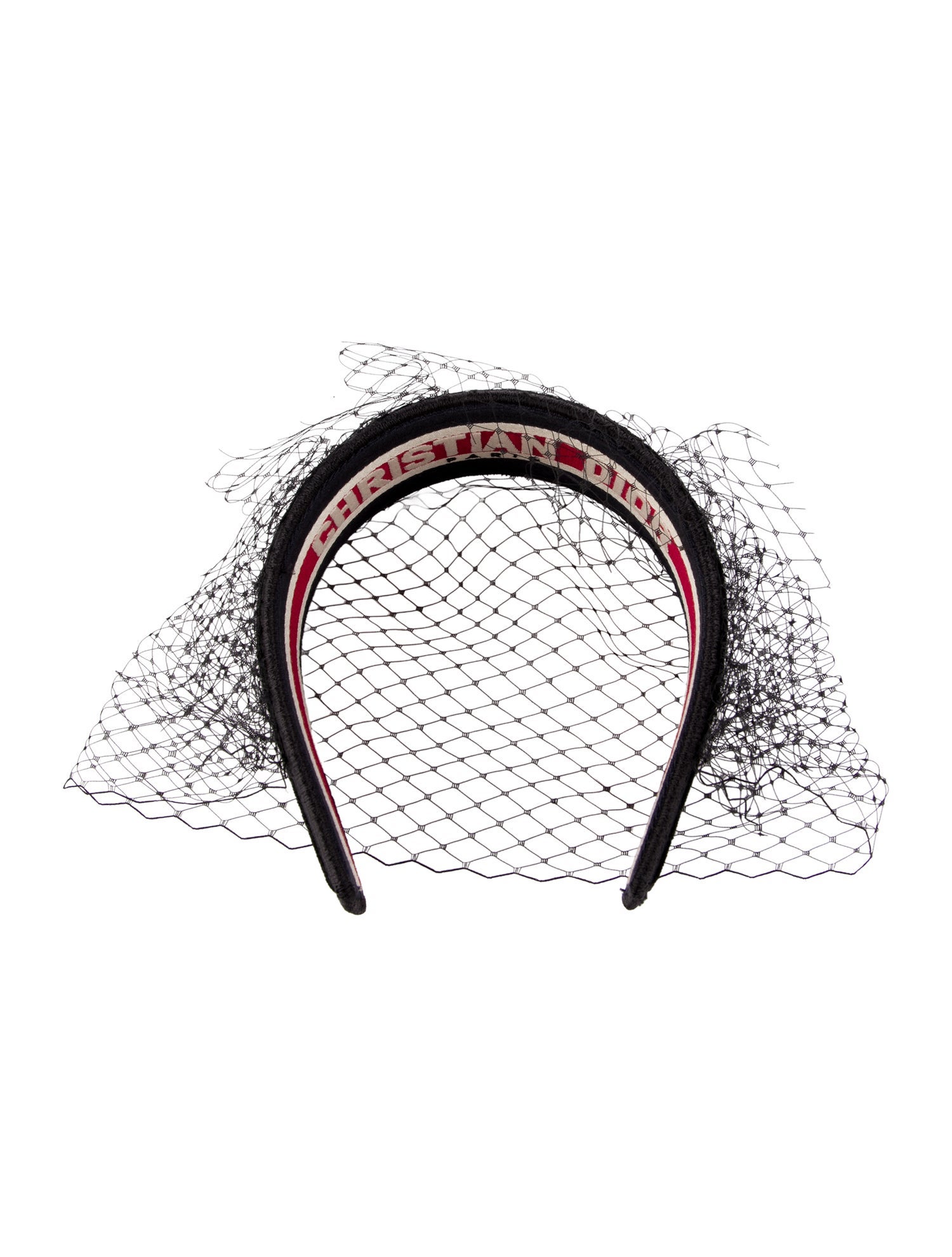 Christian Dior Velvet Lace Accent Formal Headband