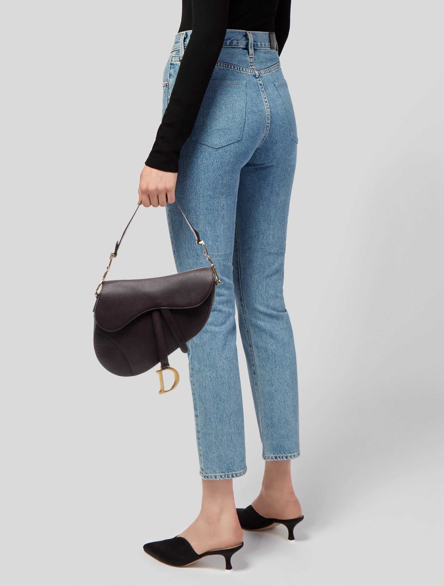 Christian Dior Leather Saddle