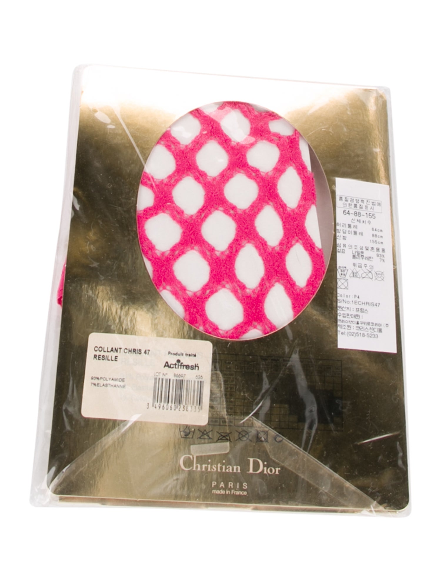 Christian Dior Net Stockings w/Tags