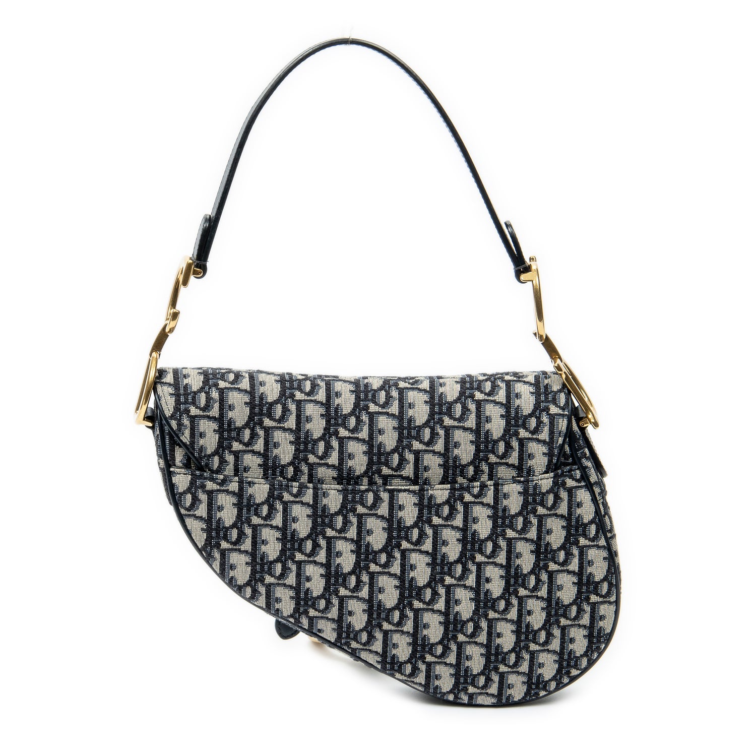 Christian Dior Jacquard Oblique Saddle Bag w/ Tags