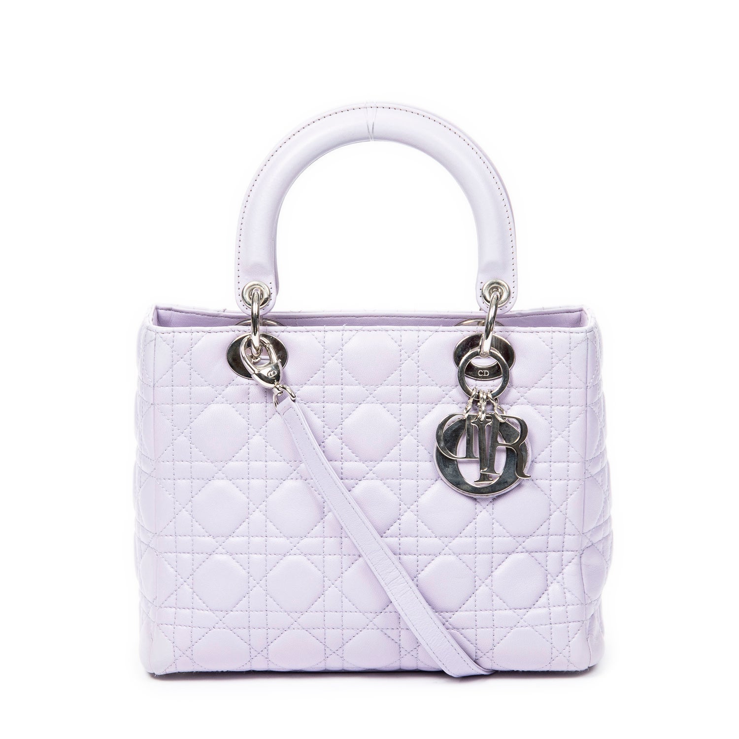 Christian Dior Leather Medium Lady Dior Zip w/ Tags