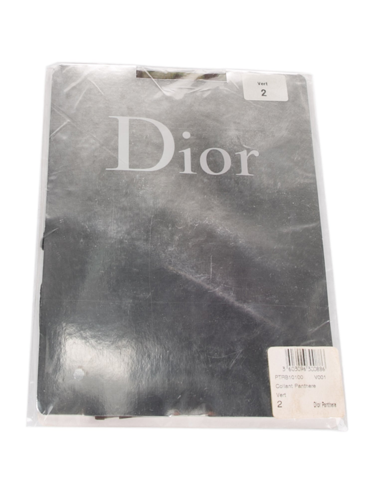 Christian Dior Pattern Print Stockings w/Tags