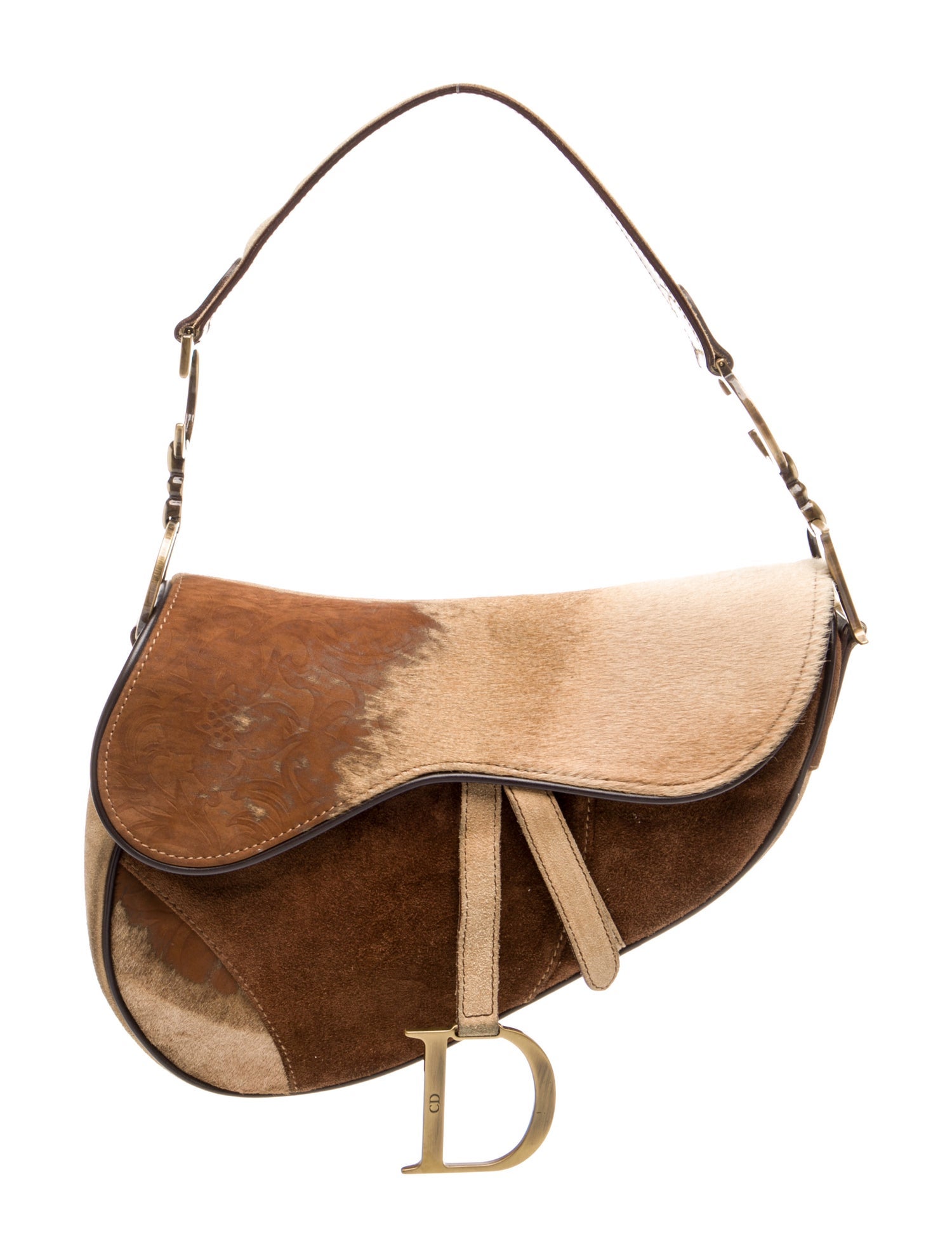 Christian Dior Suede Vintage Saddle