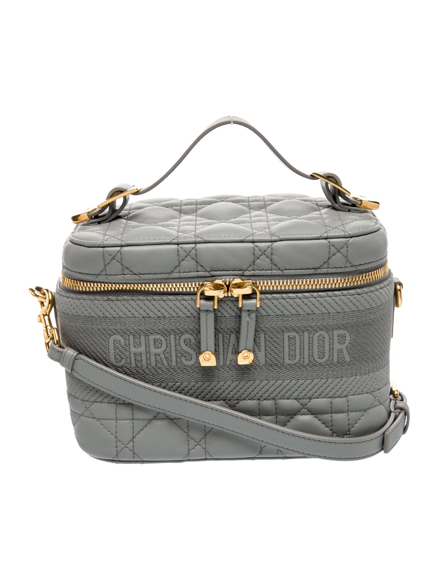 Christian Dior Cannage Travel Vanity Bag