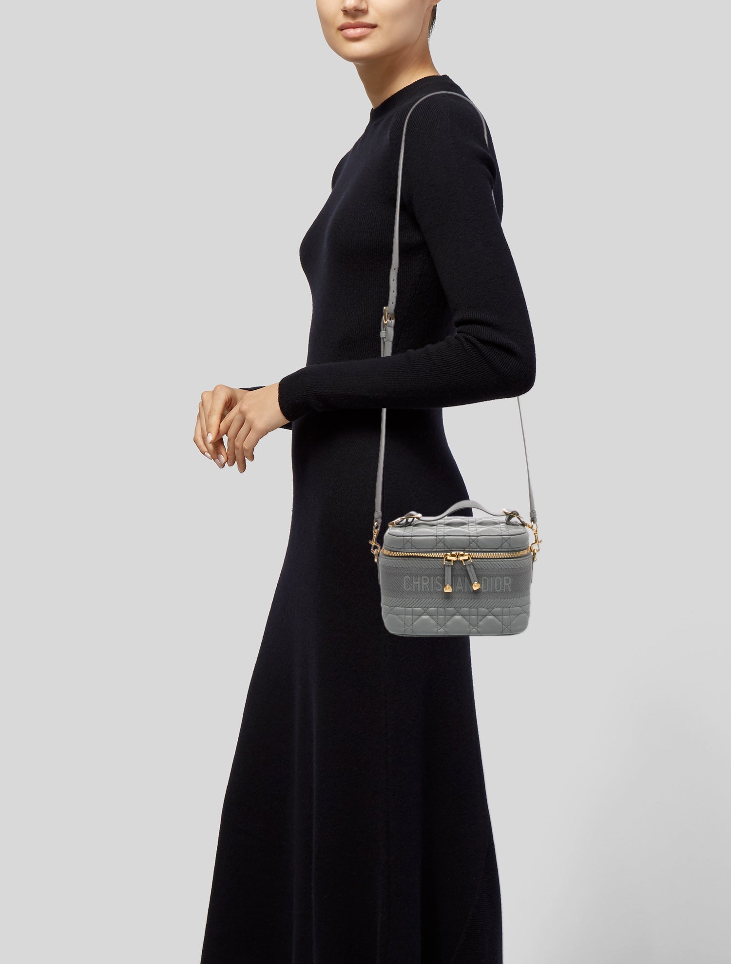 Christian Dior Cannage Travel Vanity Bag