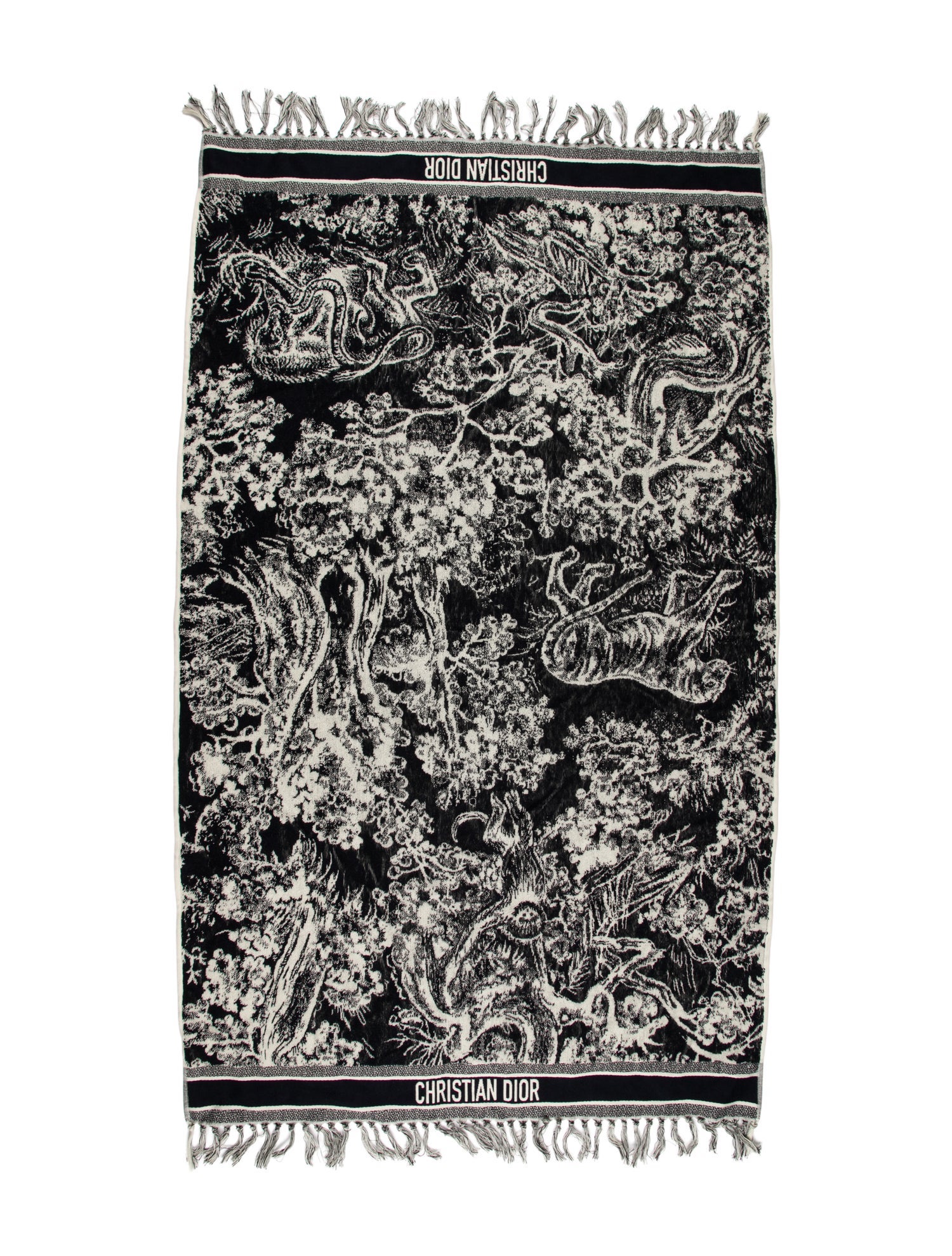 Christian Dior Toile de Jouy Beach Towel