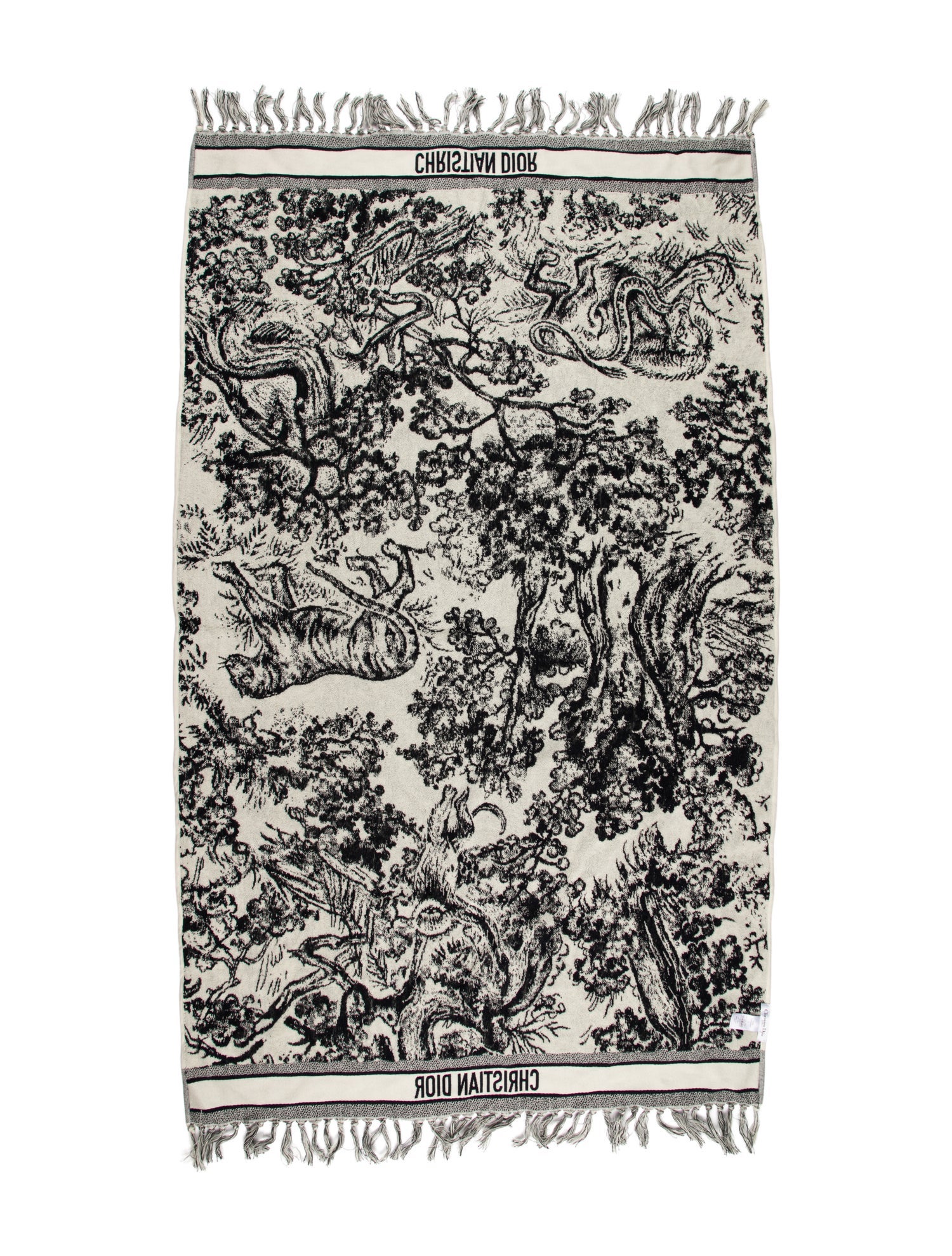 Christian Dior Toile de Jouy Beach Towel